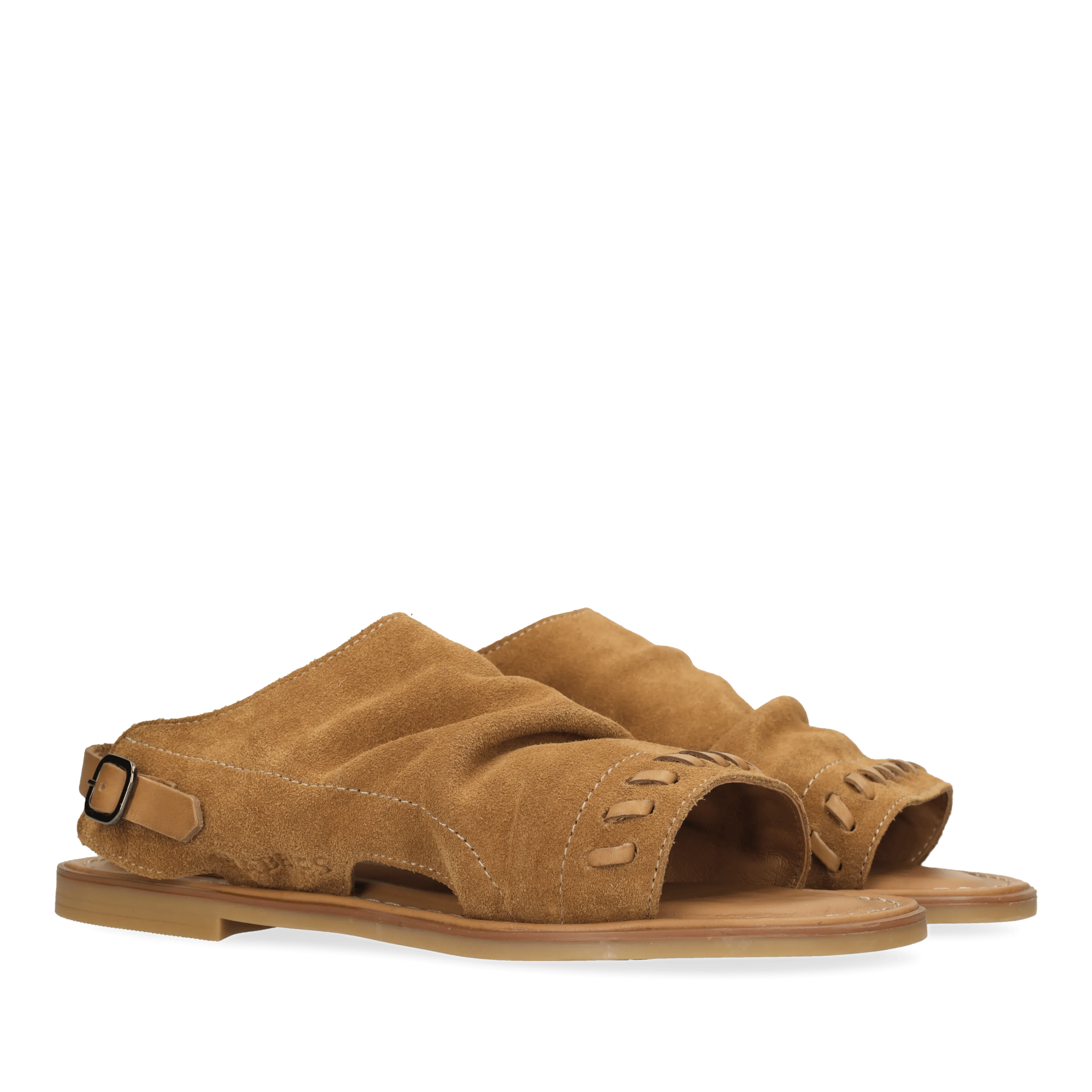 Angel Sleeve Suede Cognac