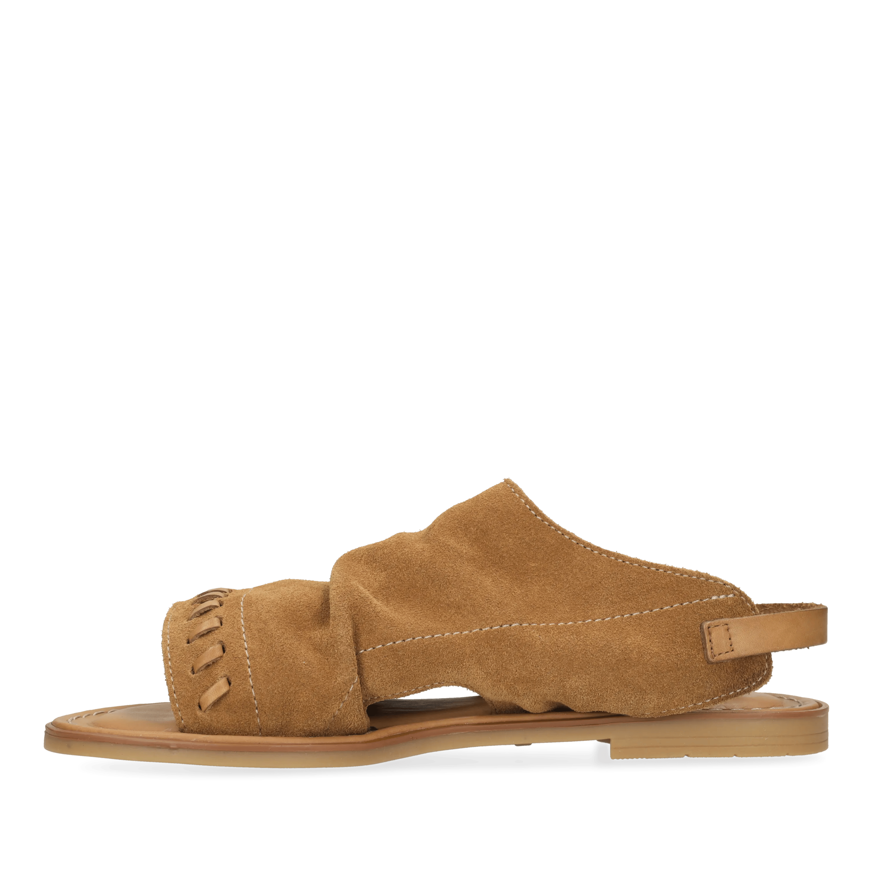 Angel Sleeve Suede Cognac