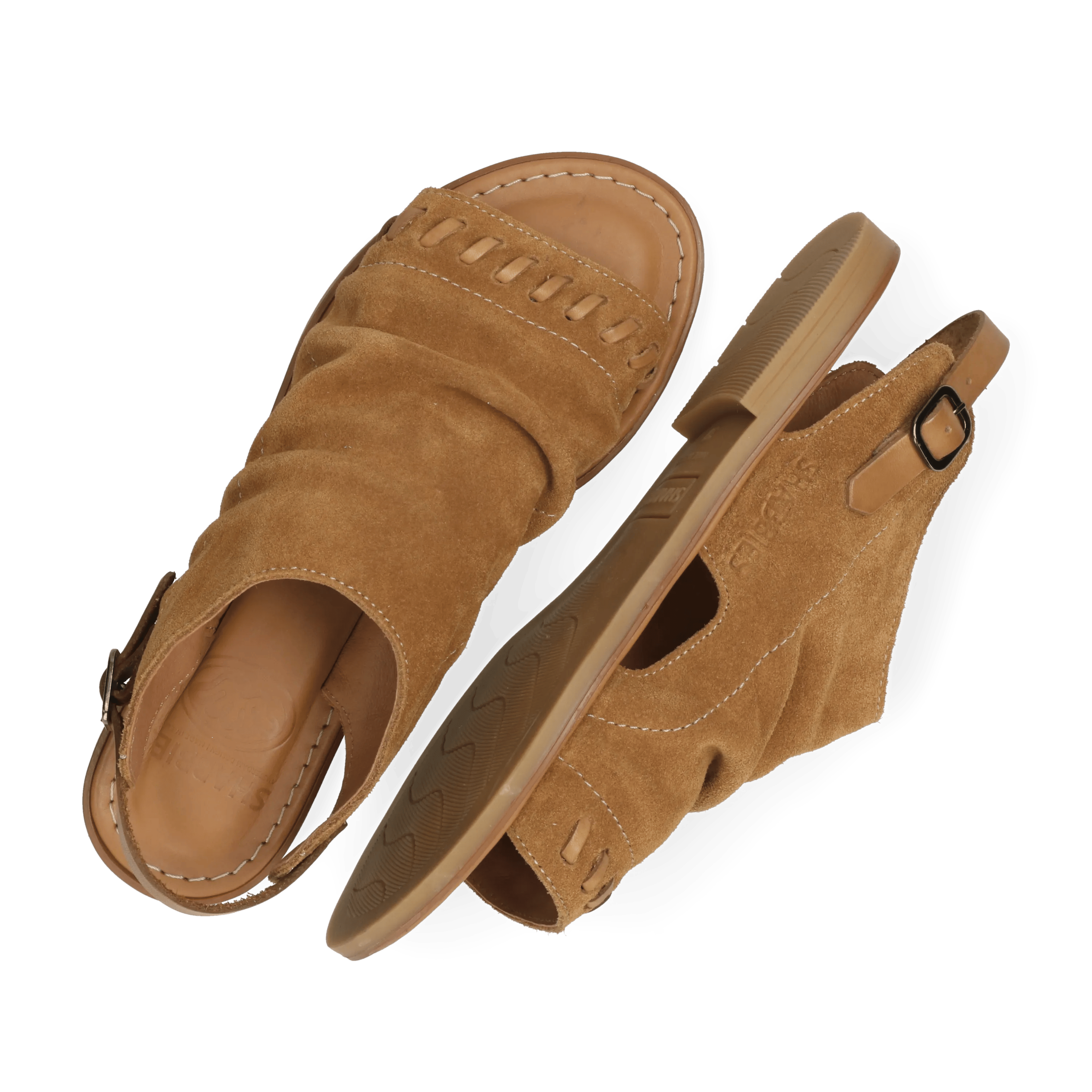 Angel Sleeve Suede Cognac
