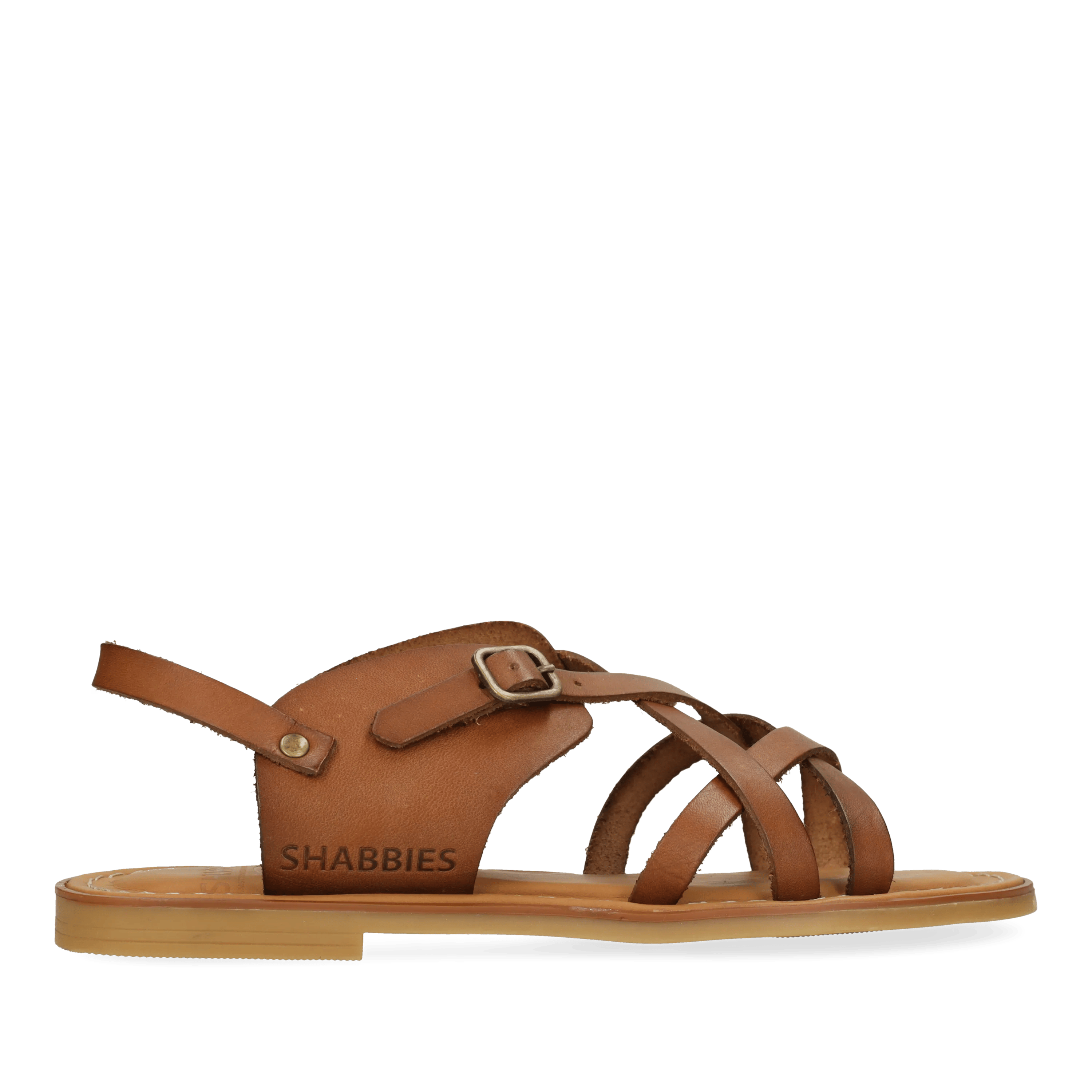 Angel Cross Sandale Vacchetta Cognac