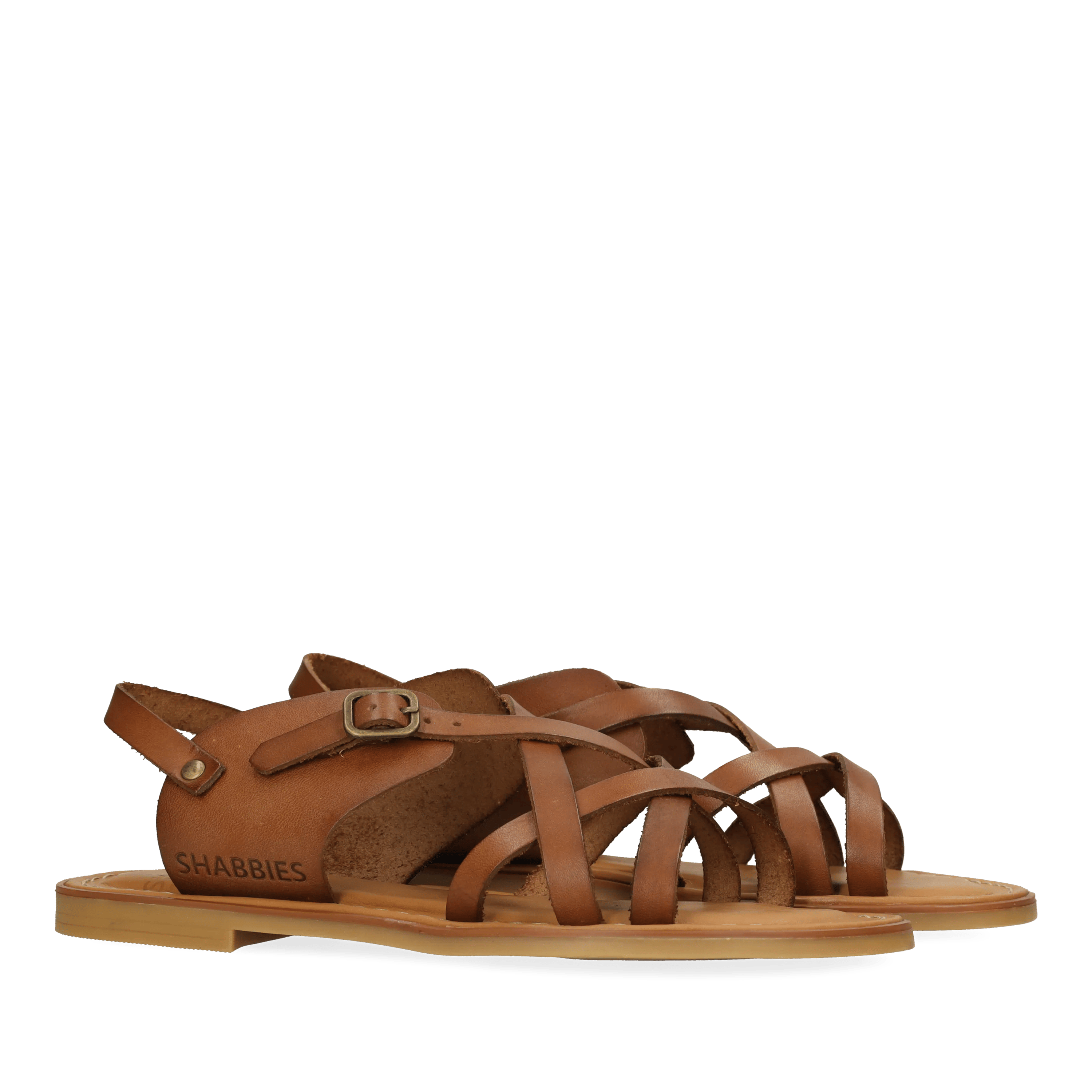 Angel Cross Sandale Vacchetta Cognac