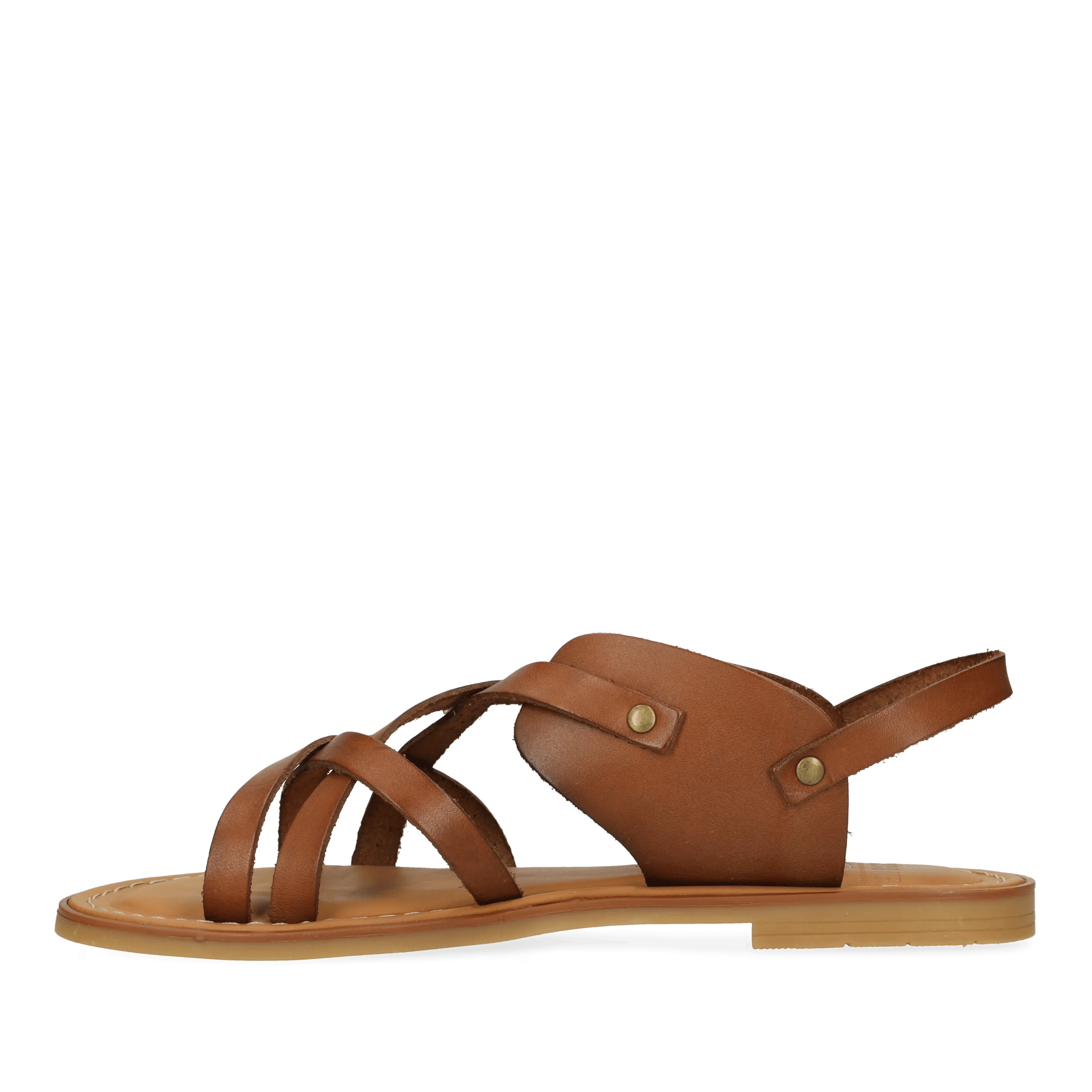 Angel Cross Sandale Vacchetta Cognac