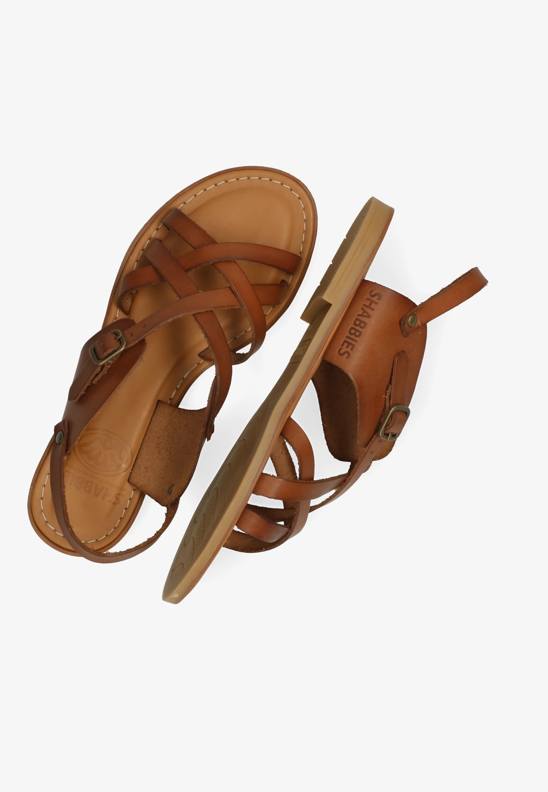 Angel Cross Sandal Vachetta Cognac