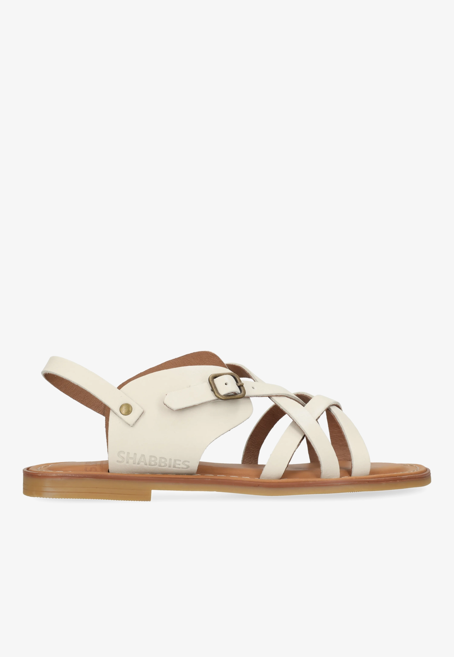 Angel Cross Sandal Vachetta Off White