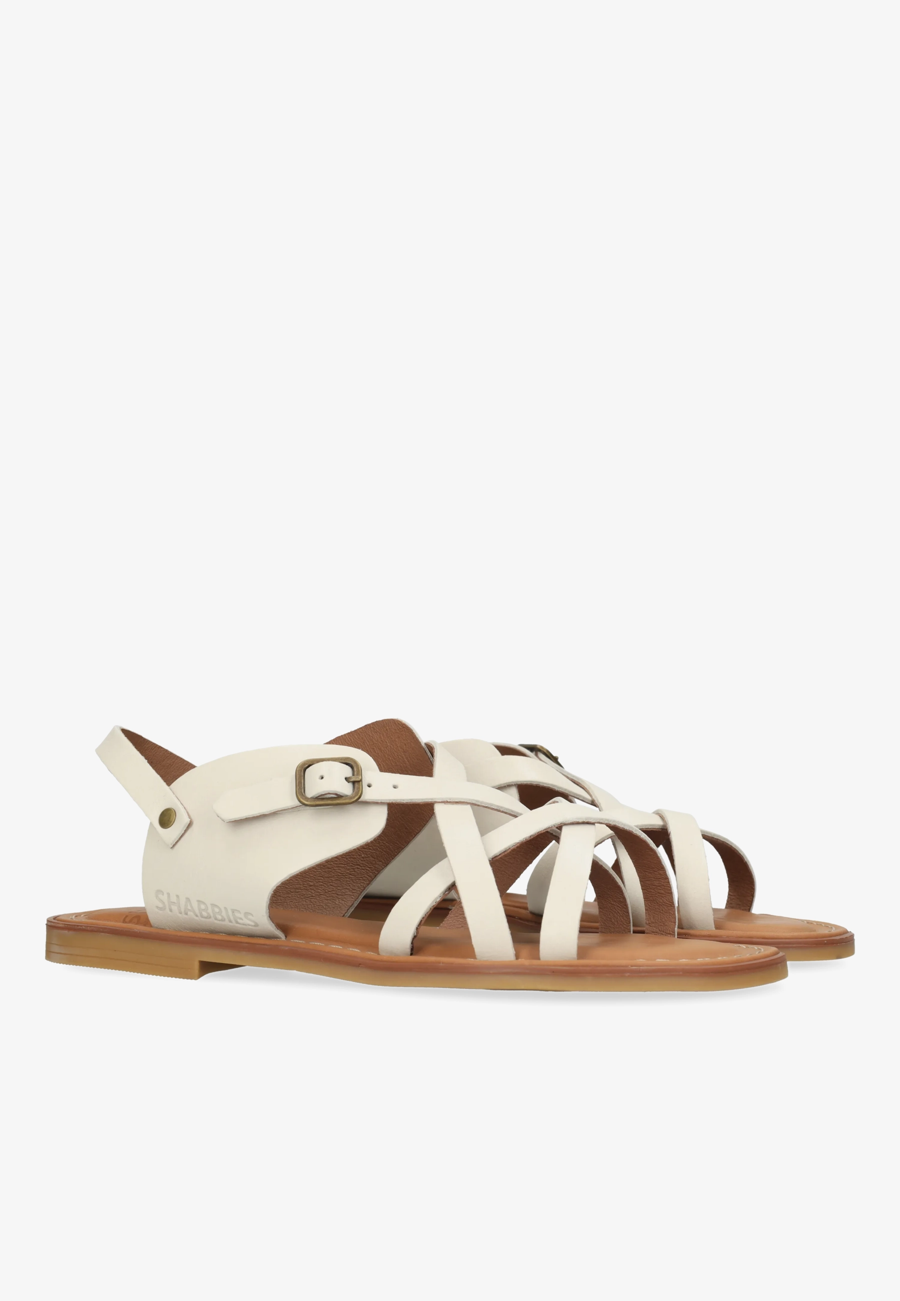 Angel Cross Sandal Vachetta Off White