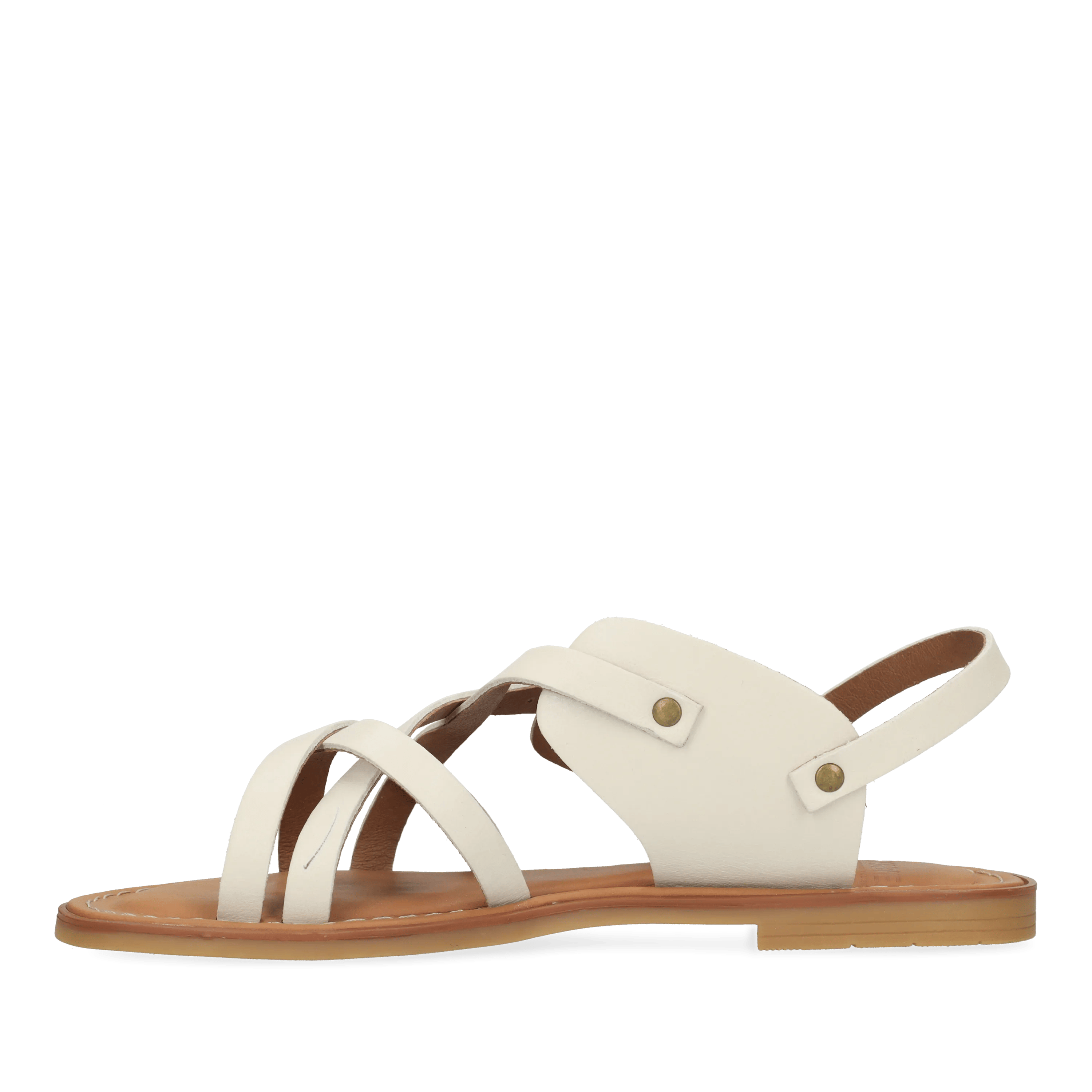 Angel Cross Sandal Vachetta Off White
