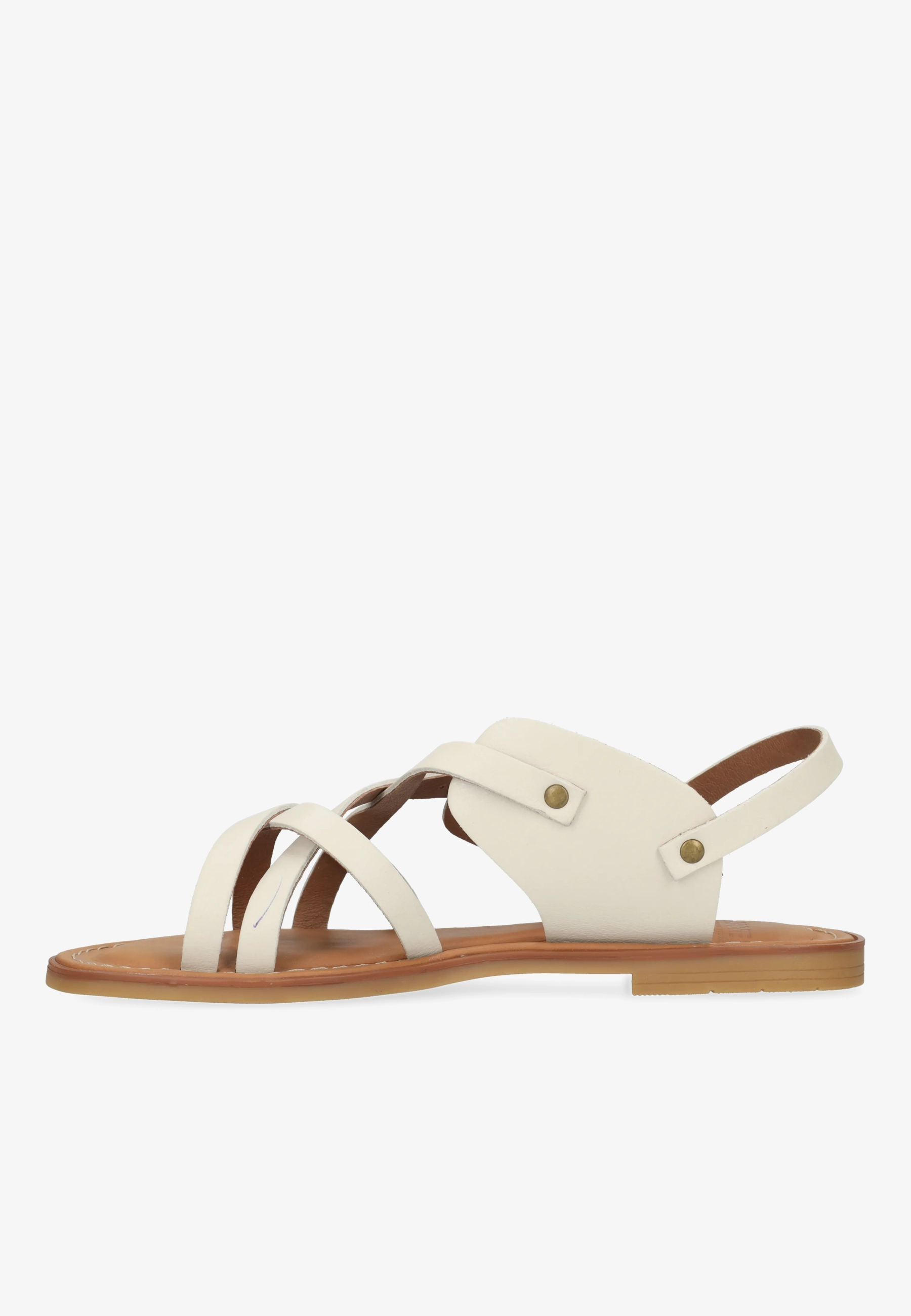 Angel Cross Sandal Vachetta Off White