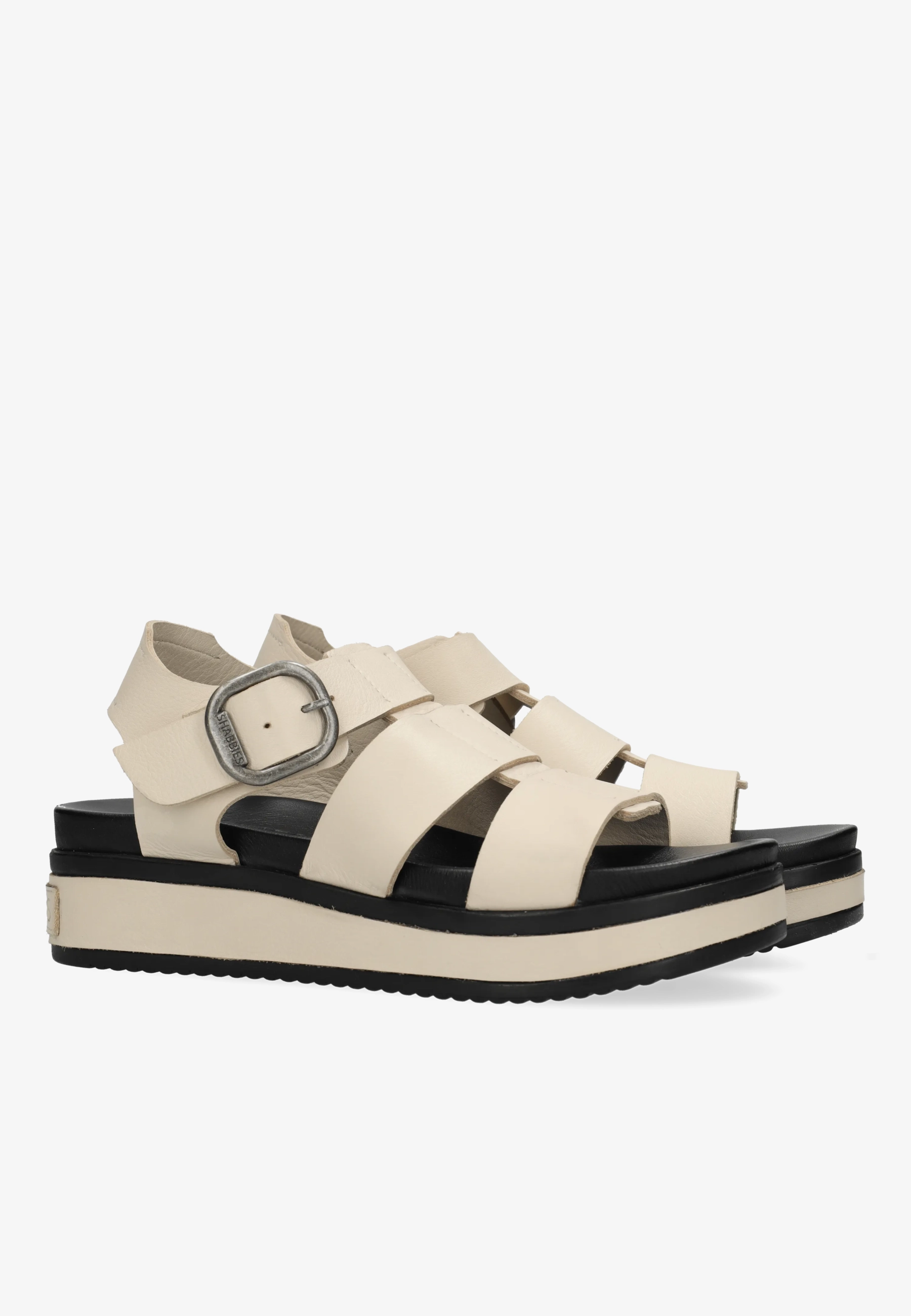Maro Bold Sandal Leather Off White