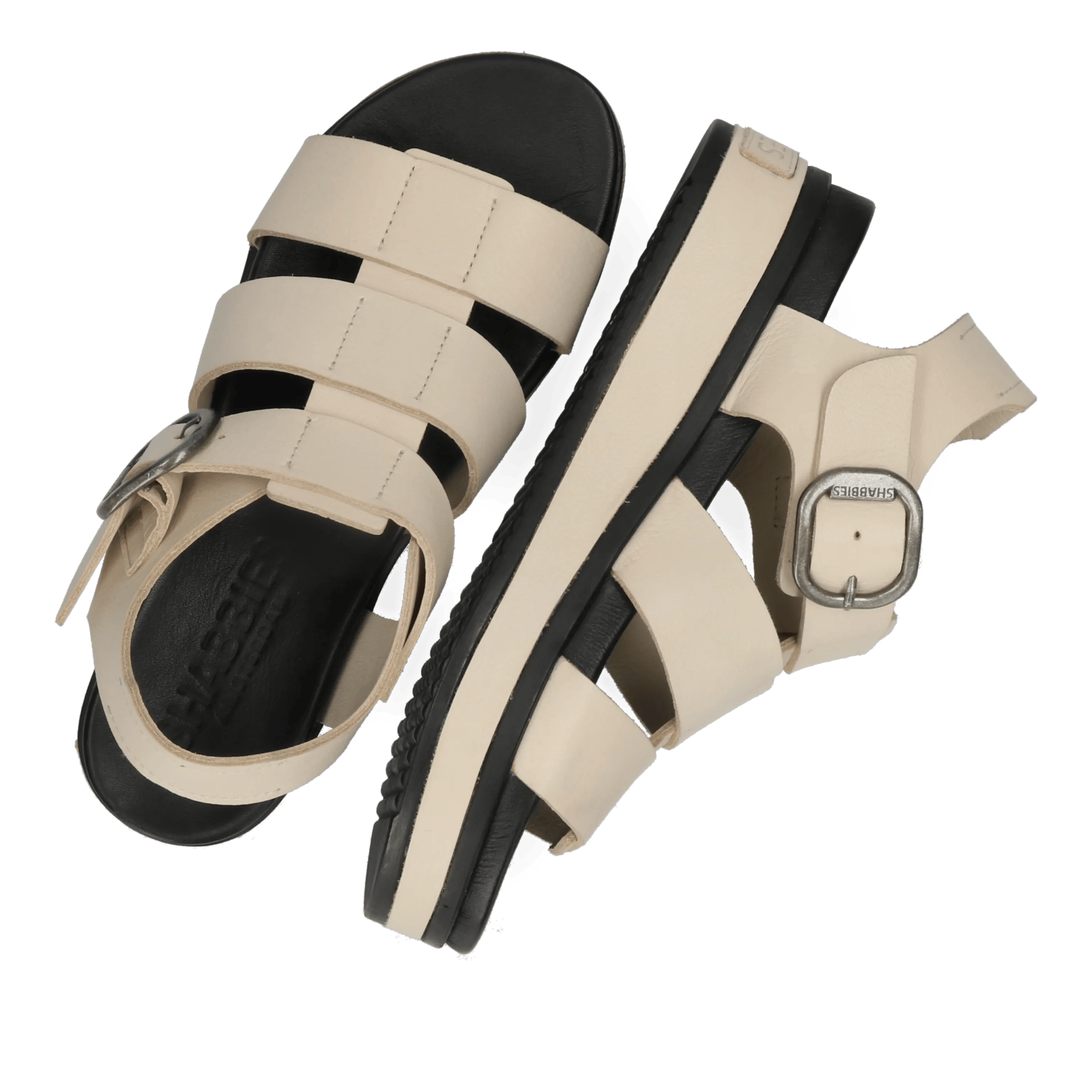 Maro Bold Sandal Leather Off White