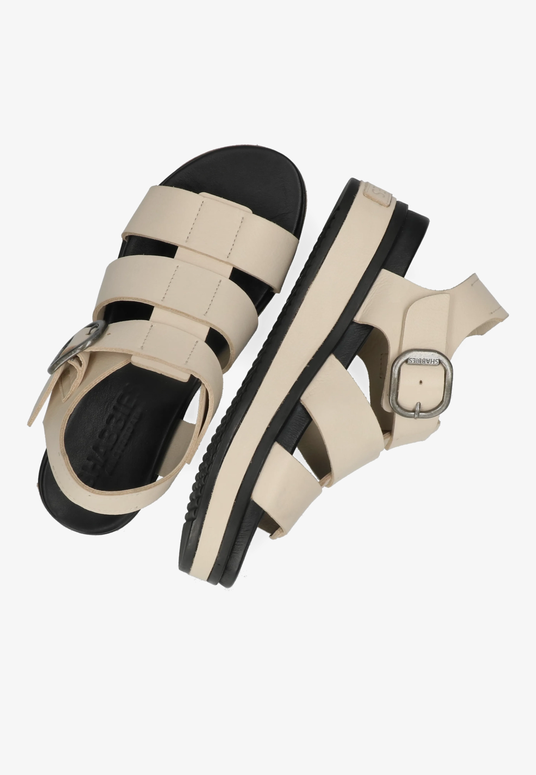 Maro Bold Sandal Leather Off White