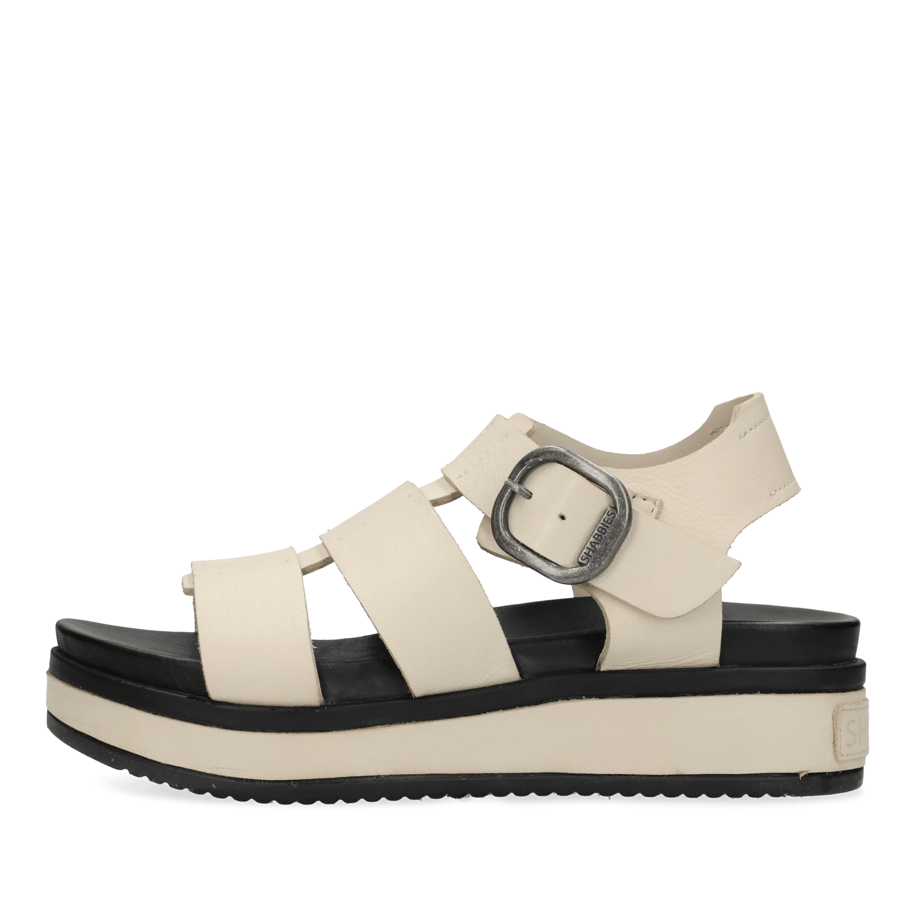 Maro Bold Sandal Leather Off White