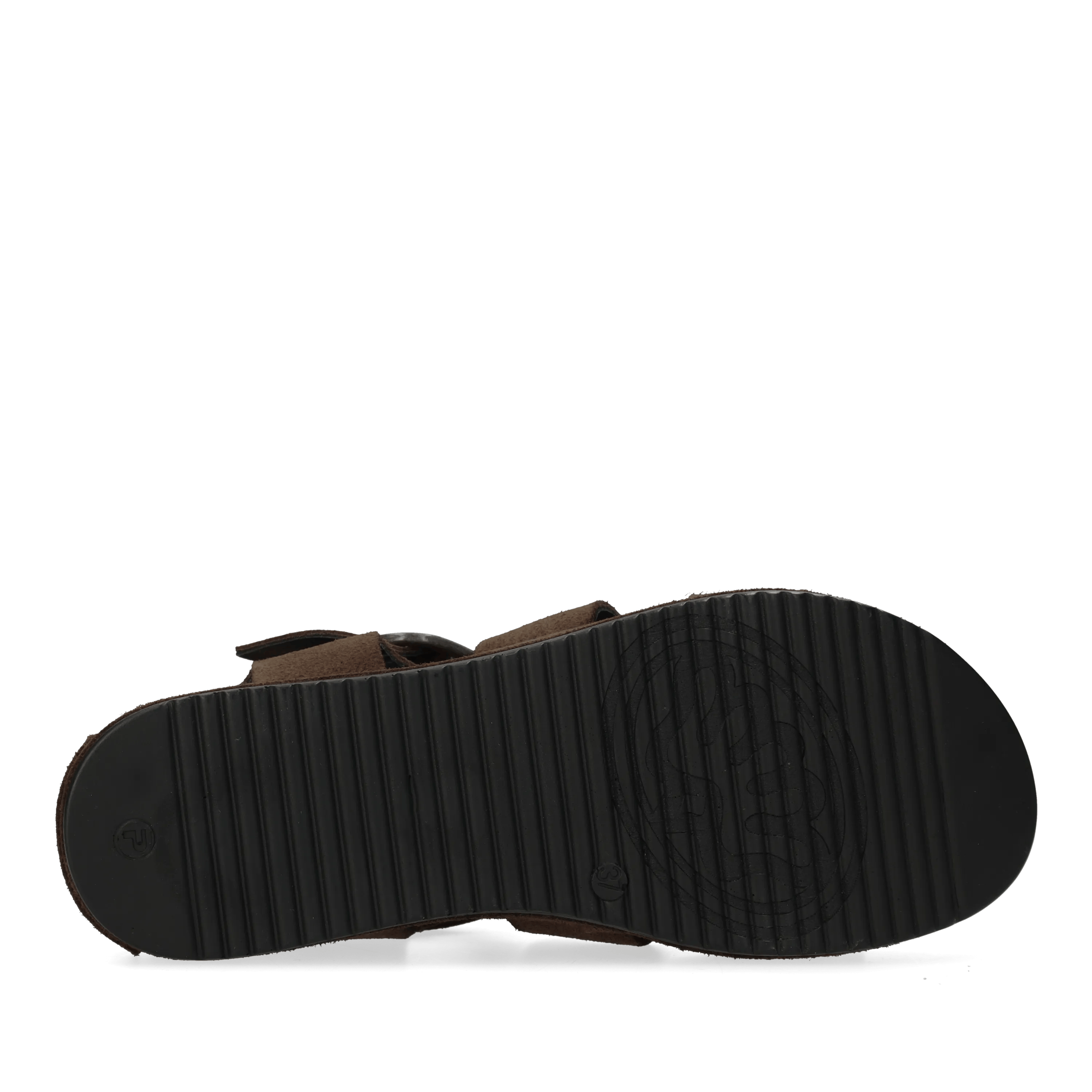 Maro Bold Sandale Veloursleder Dunkelbraun