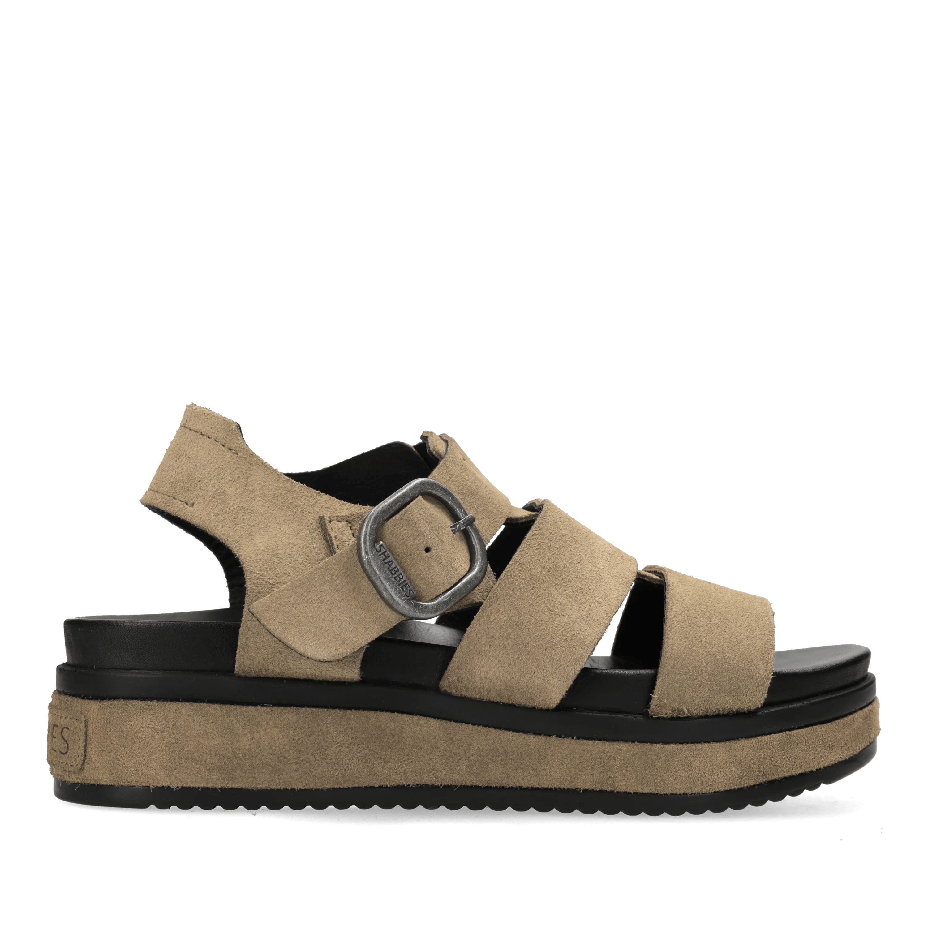 Maro Bold Sandal Suede Taupe