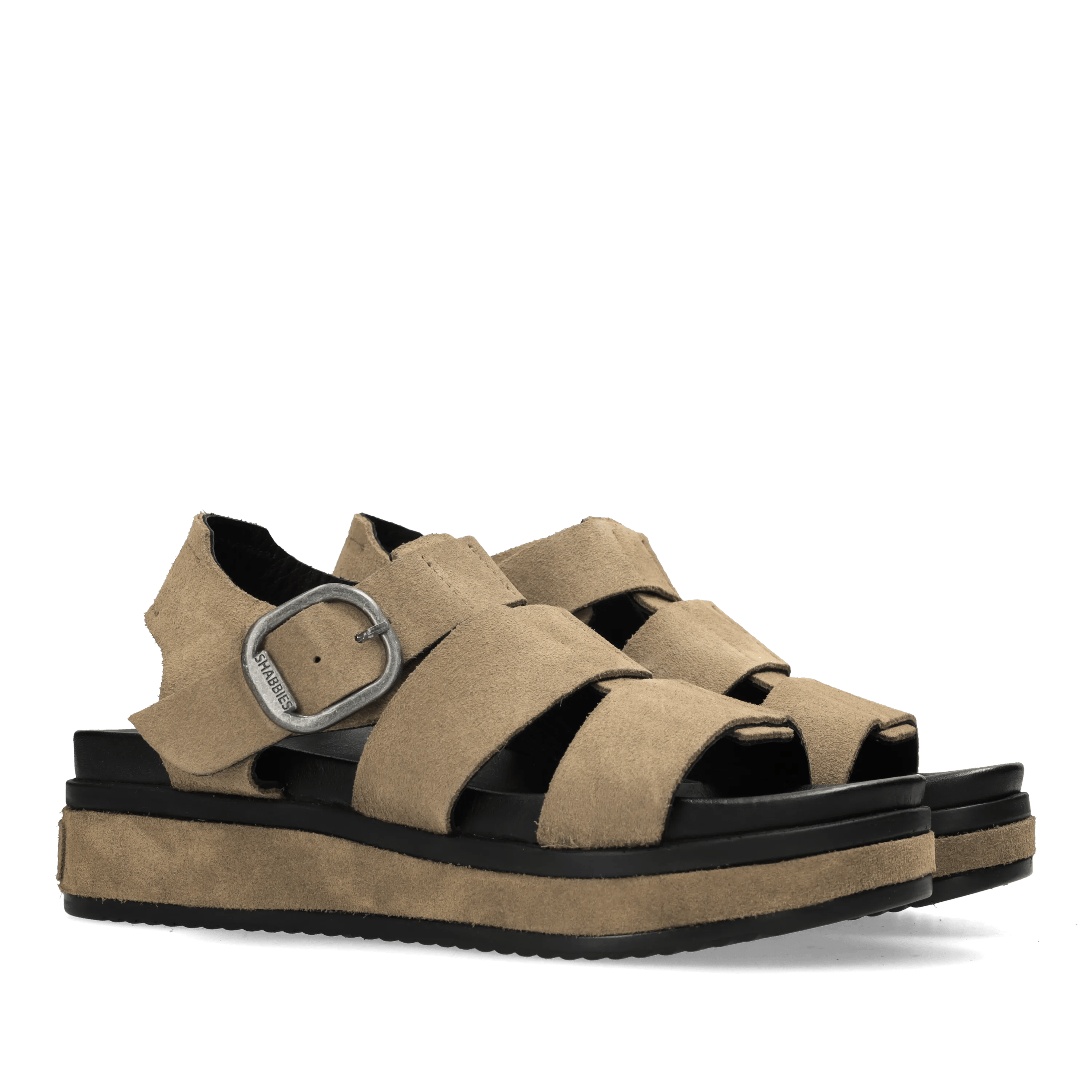 Maro Bold Sandal Suede Taupe