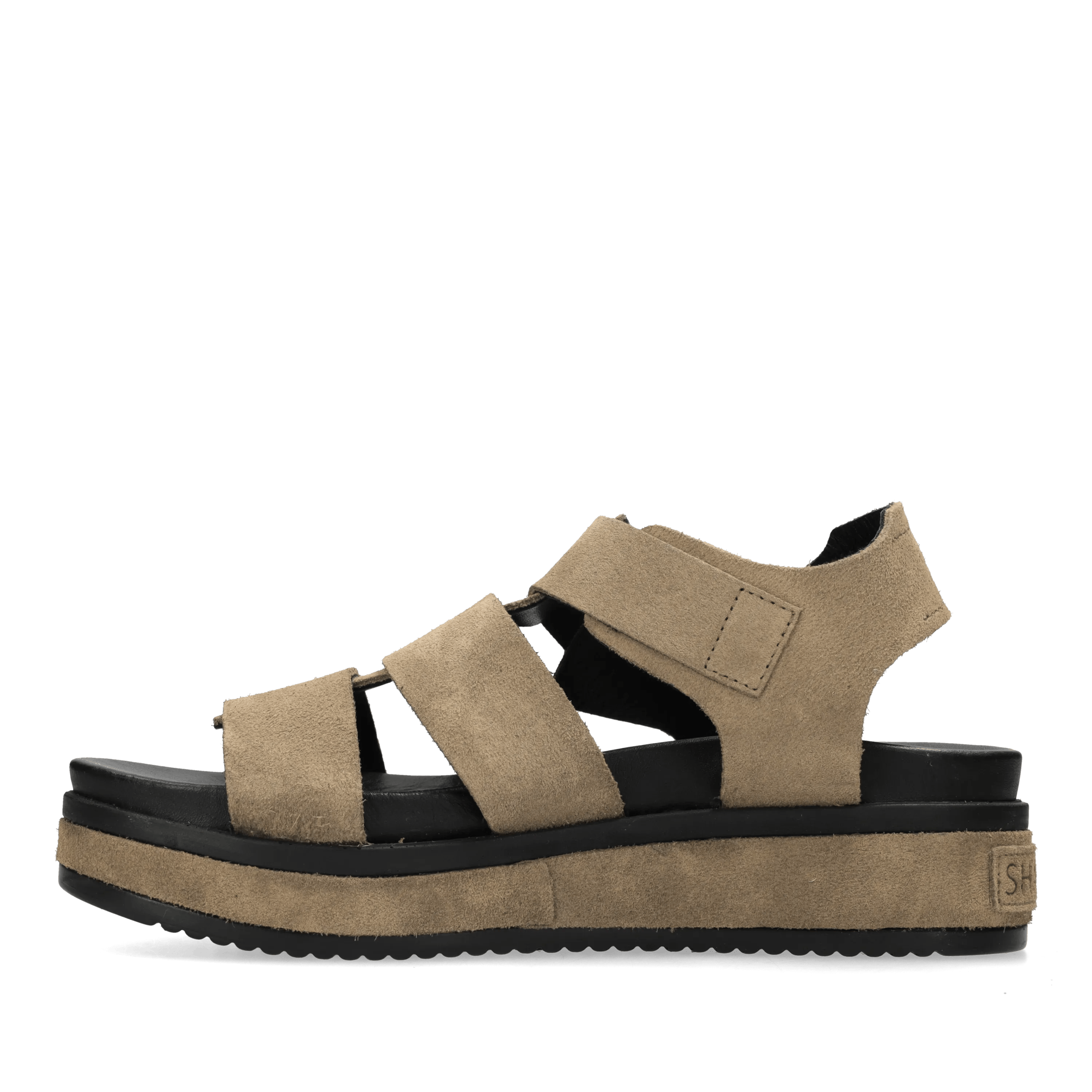 Maro Bold Sandal Suede Taupe