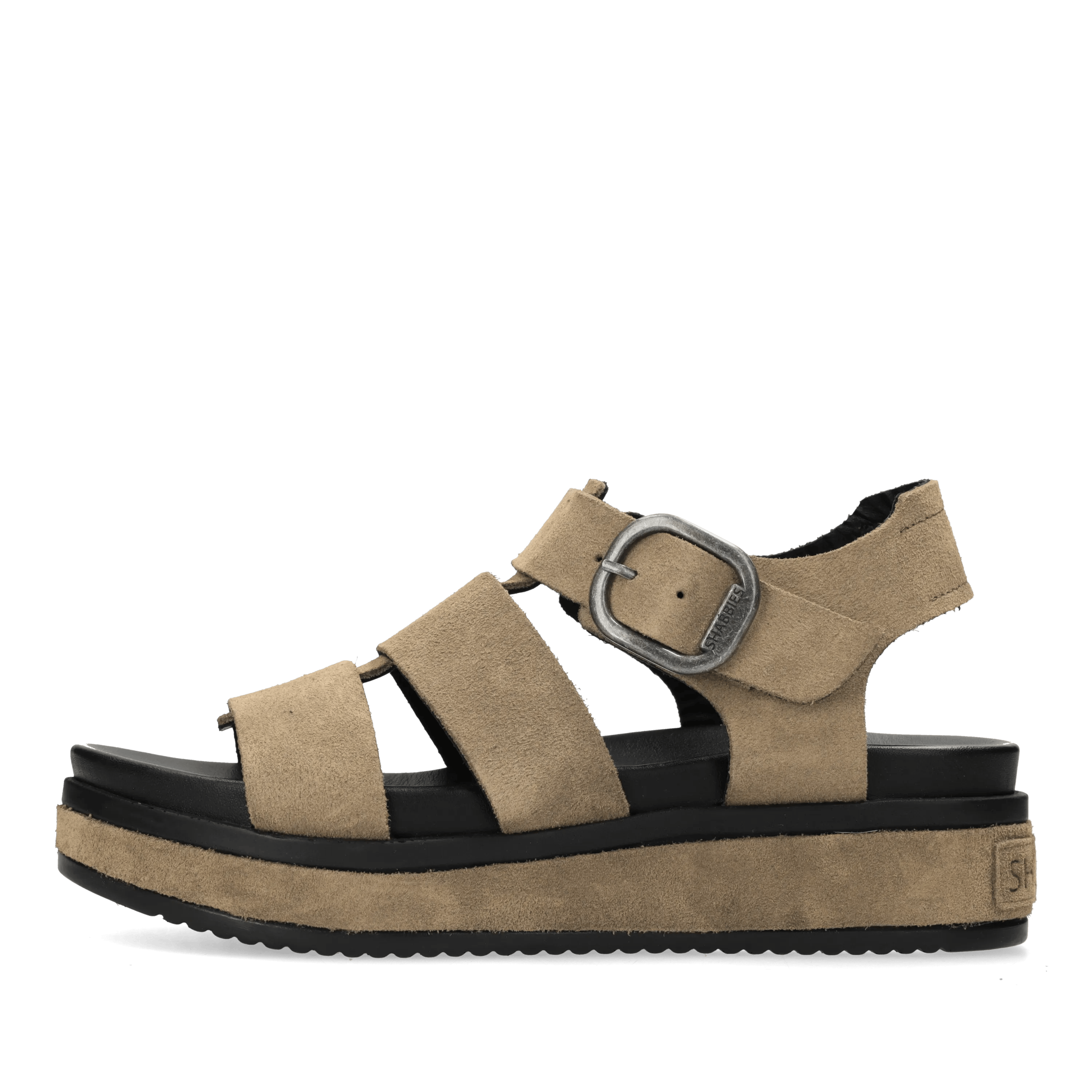 Maro Bold Sandal Suede Taupe