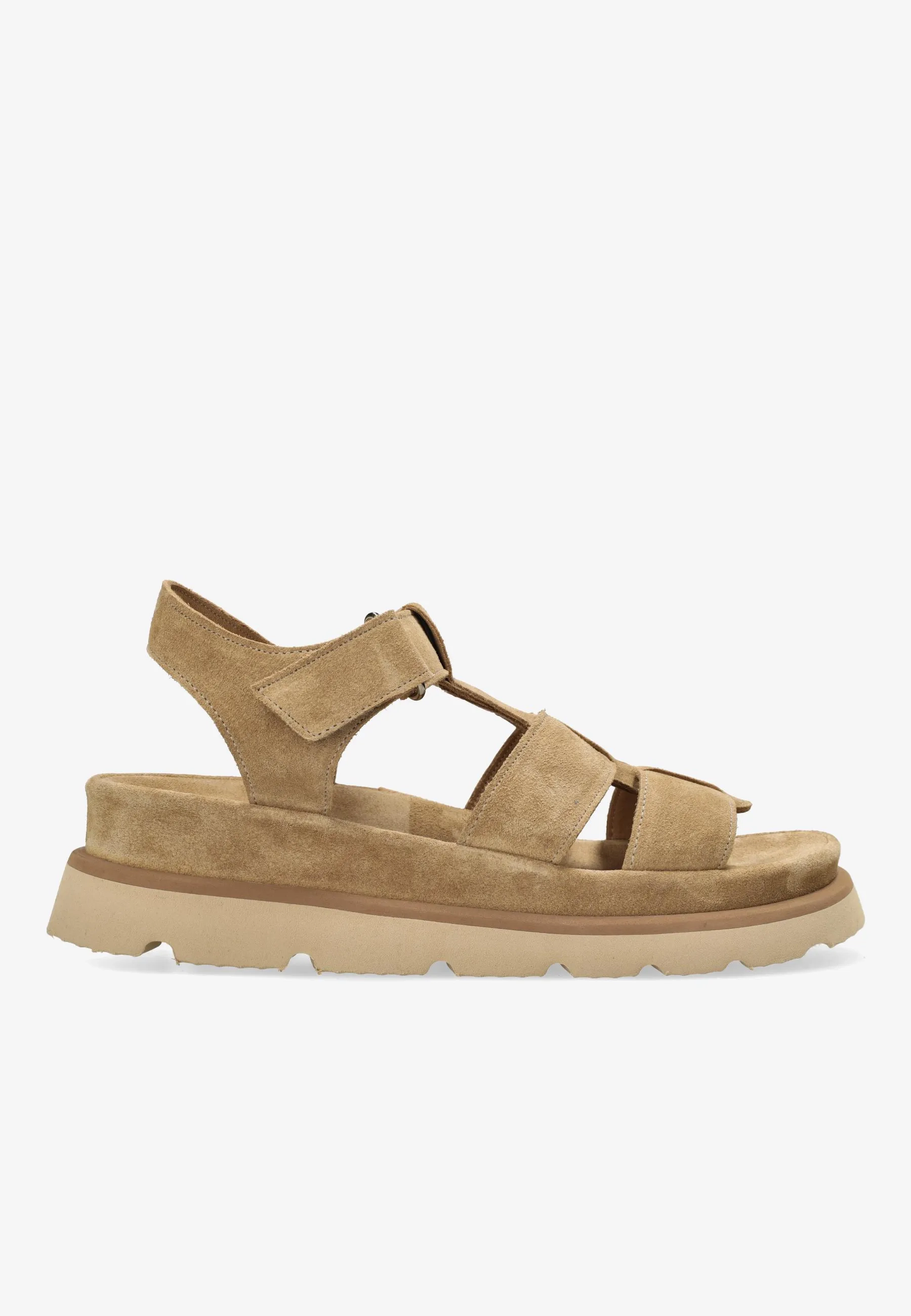 Wana Sandal Suede Cognac