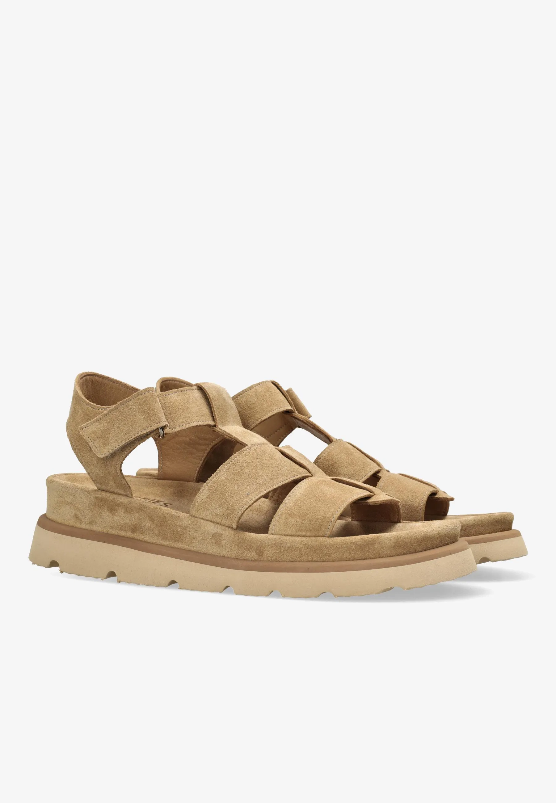 Wana Sandal Suede Cognac