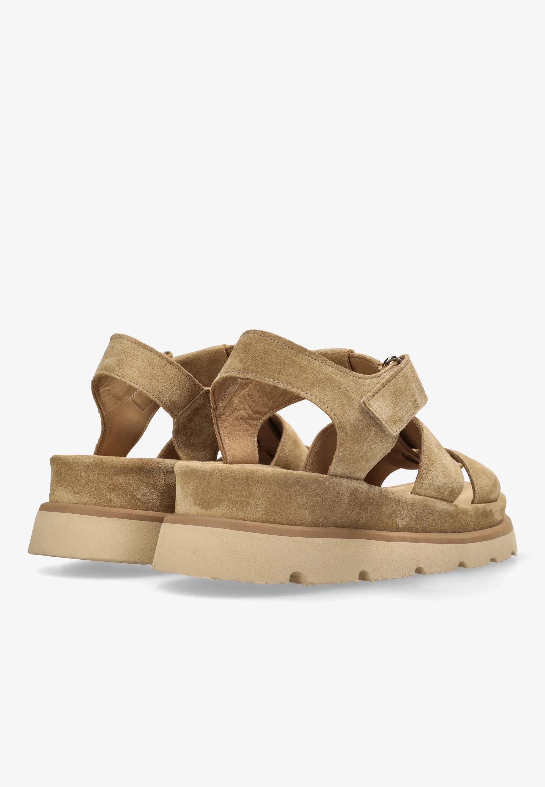 Wana Sandal Suede Cognac
