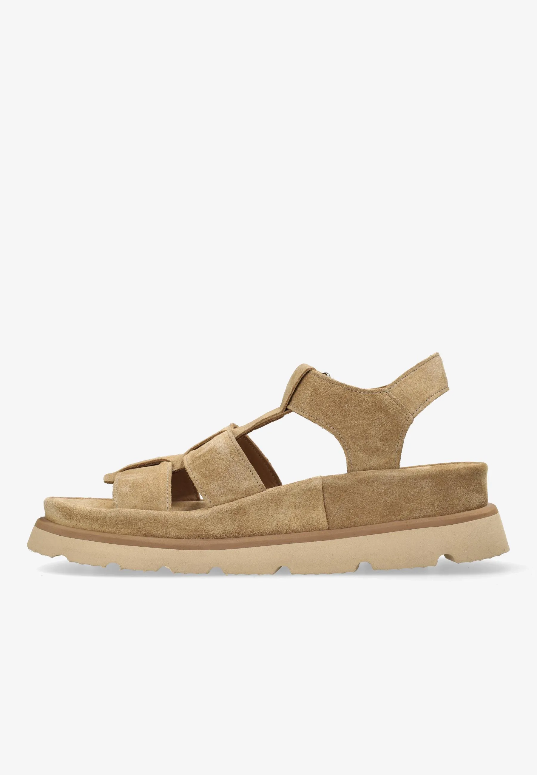 Wana Sandal Suede Cognac