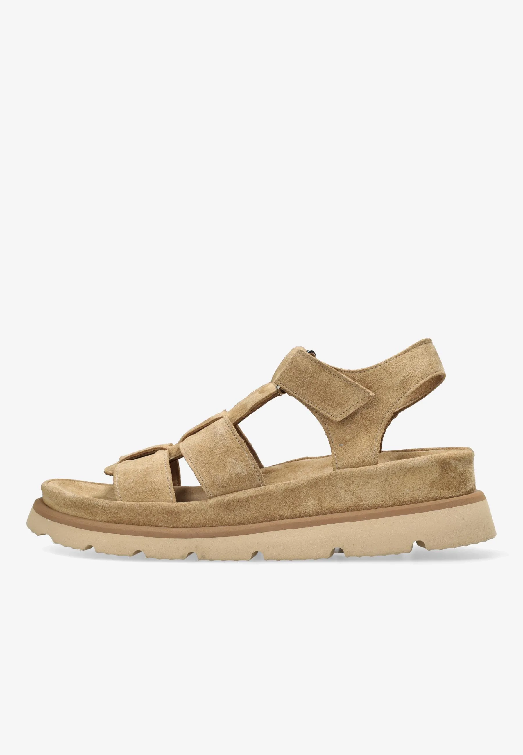 Wana Sandal Suede Cognac