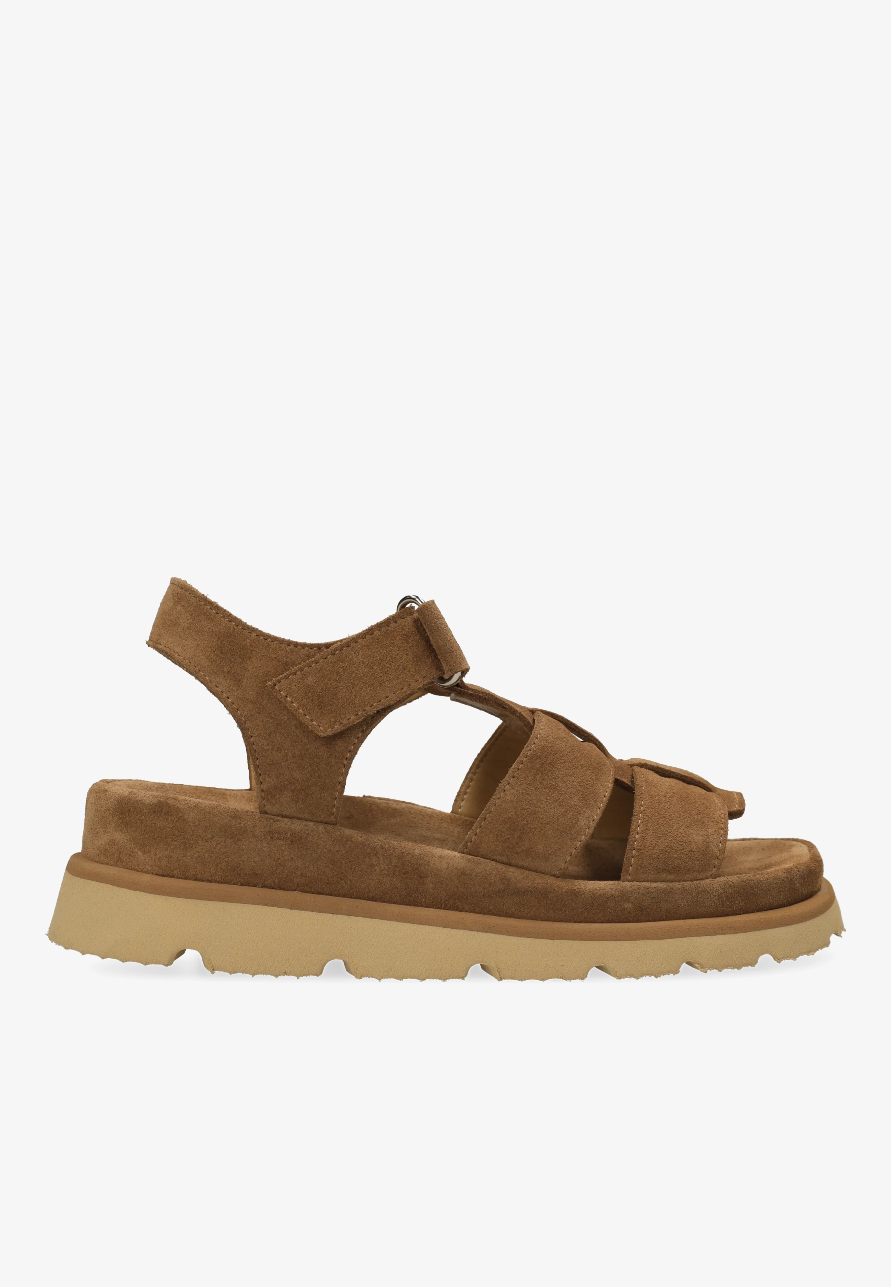 Wana Sandal Suede Cognac