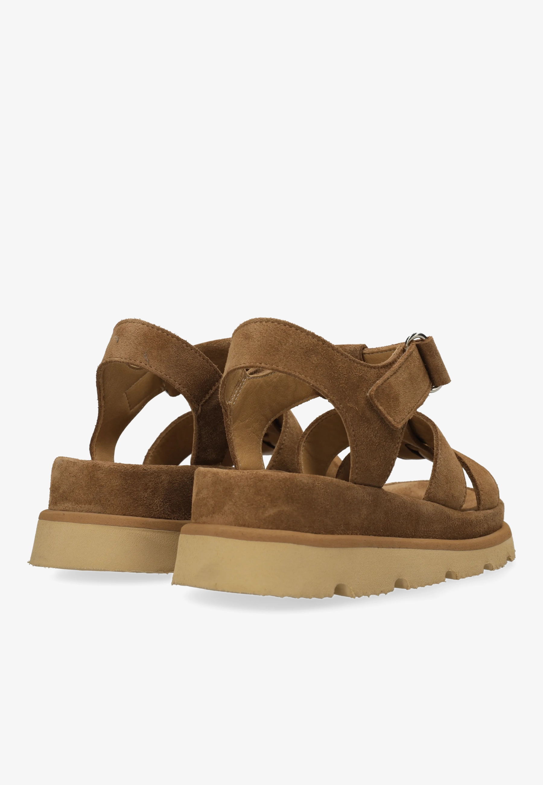 Wana Sandaal Suède Cognac