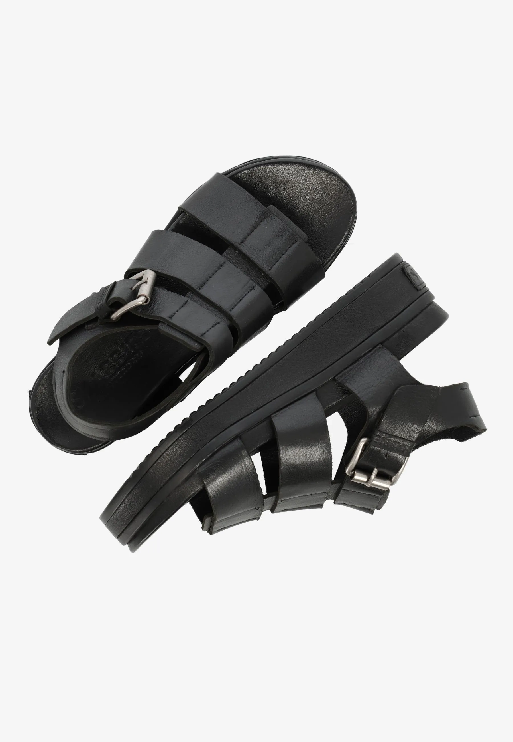 Maro Bold Sandal Leather Black
