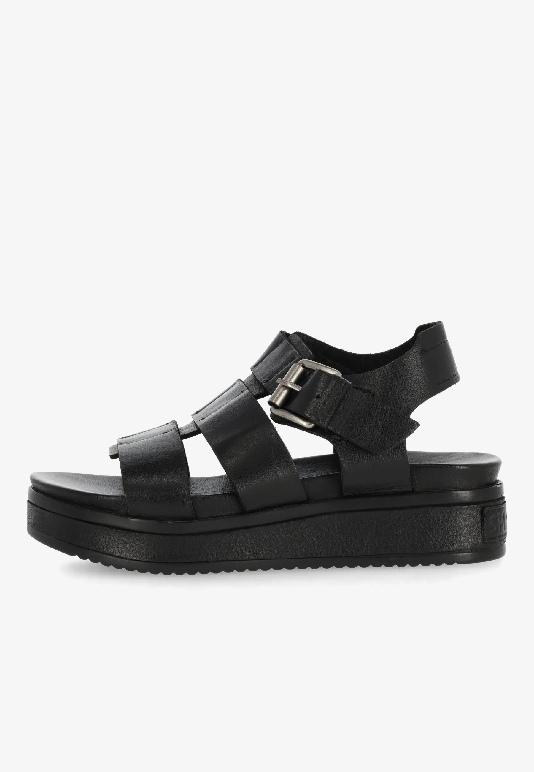 Maro Bold Sandal Leather Black