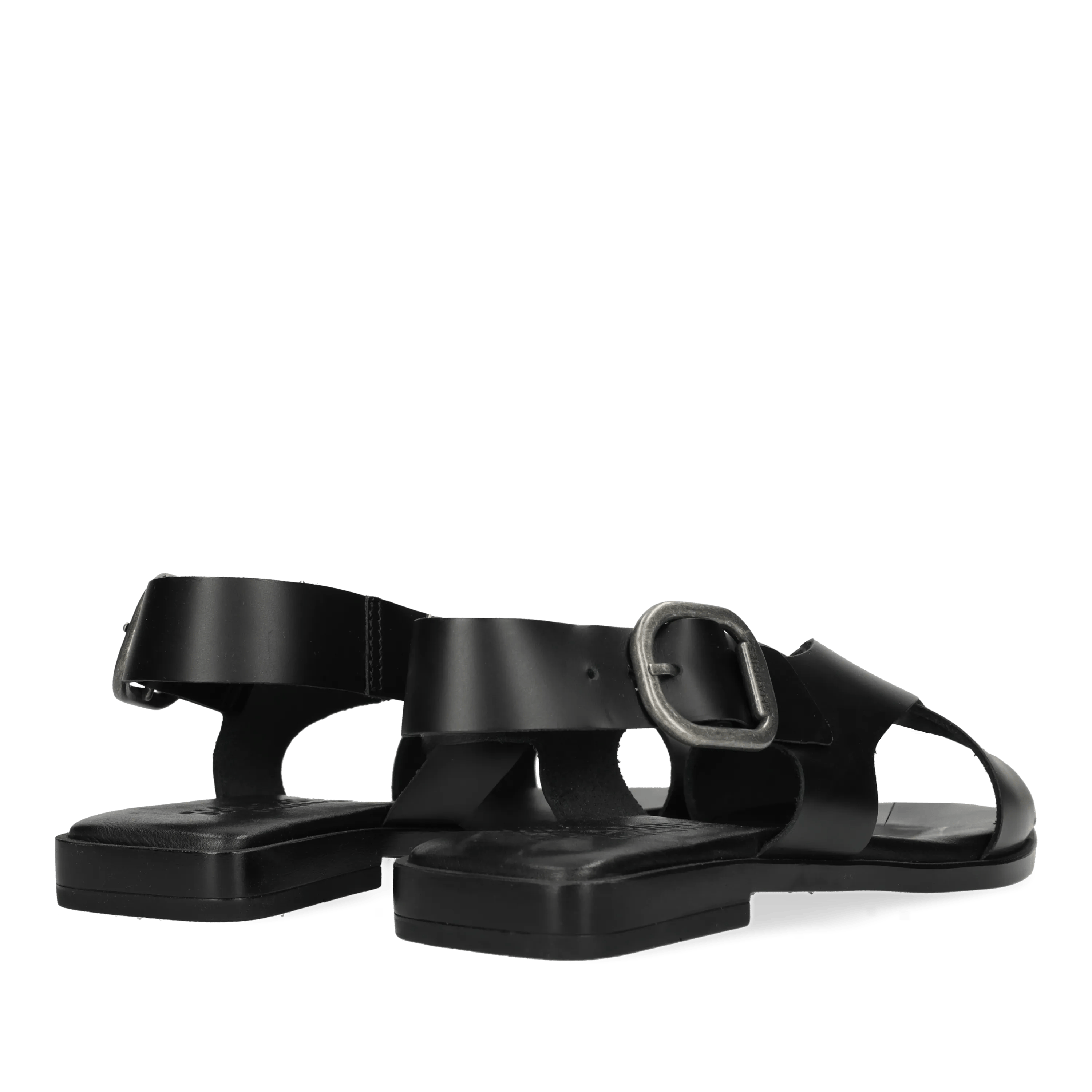 Illia Sling Sandal Vachetta Leather Black