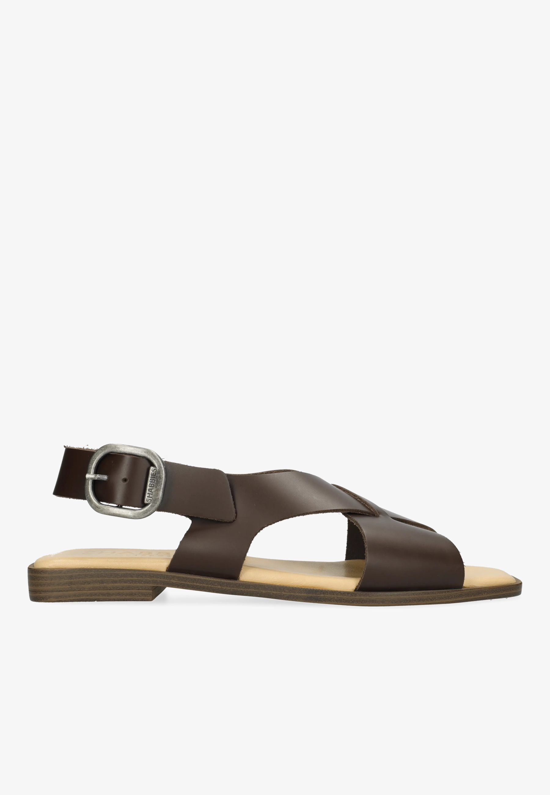 Illia Sling Sandal Vachetta Leather Dark Brown