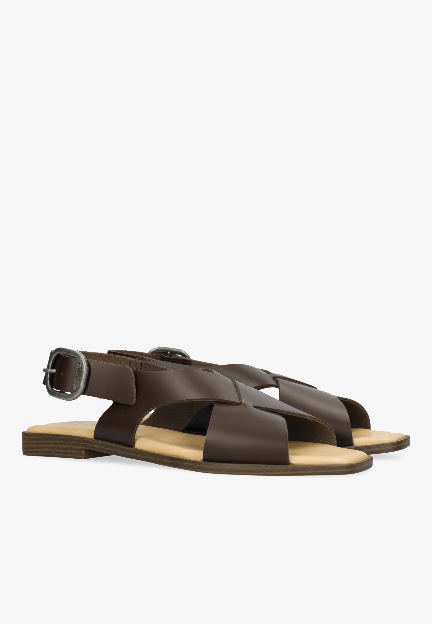 Illia Sling Sandal Vachetta Leather Dark Brown