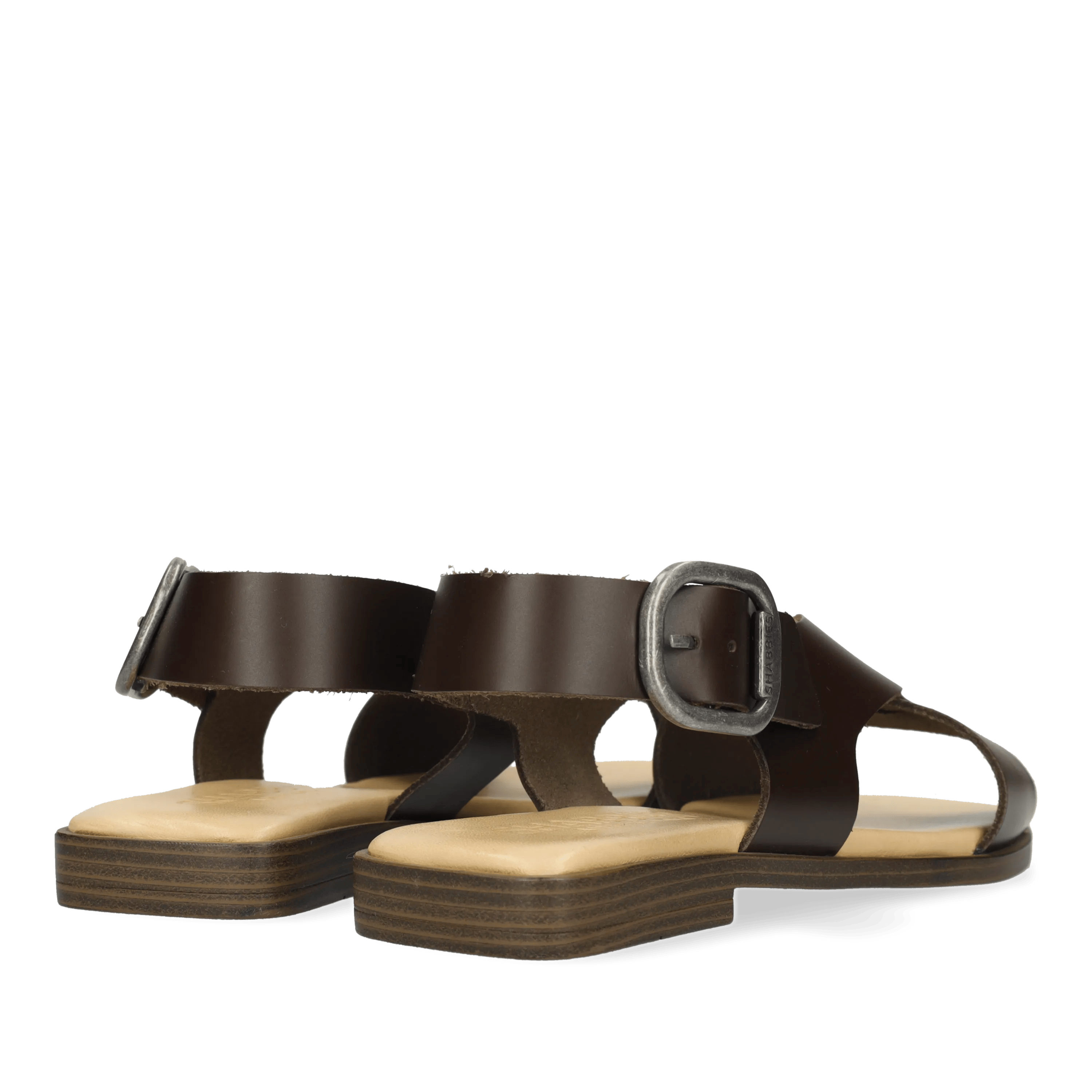 Illia Sling Sandal Vachetta Leather Dark Brown