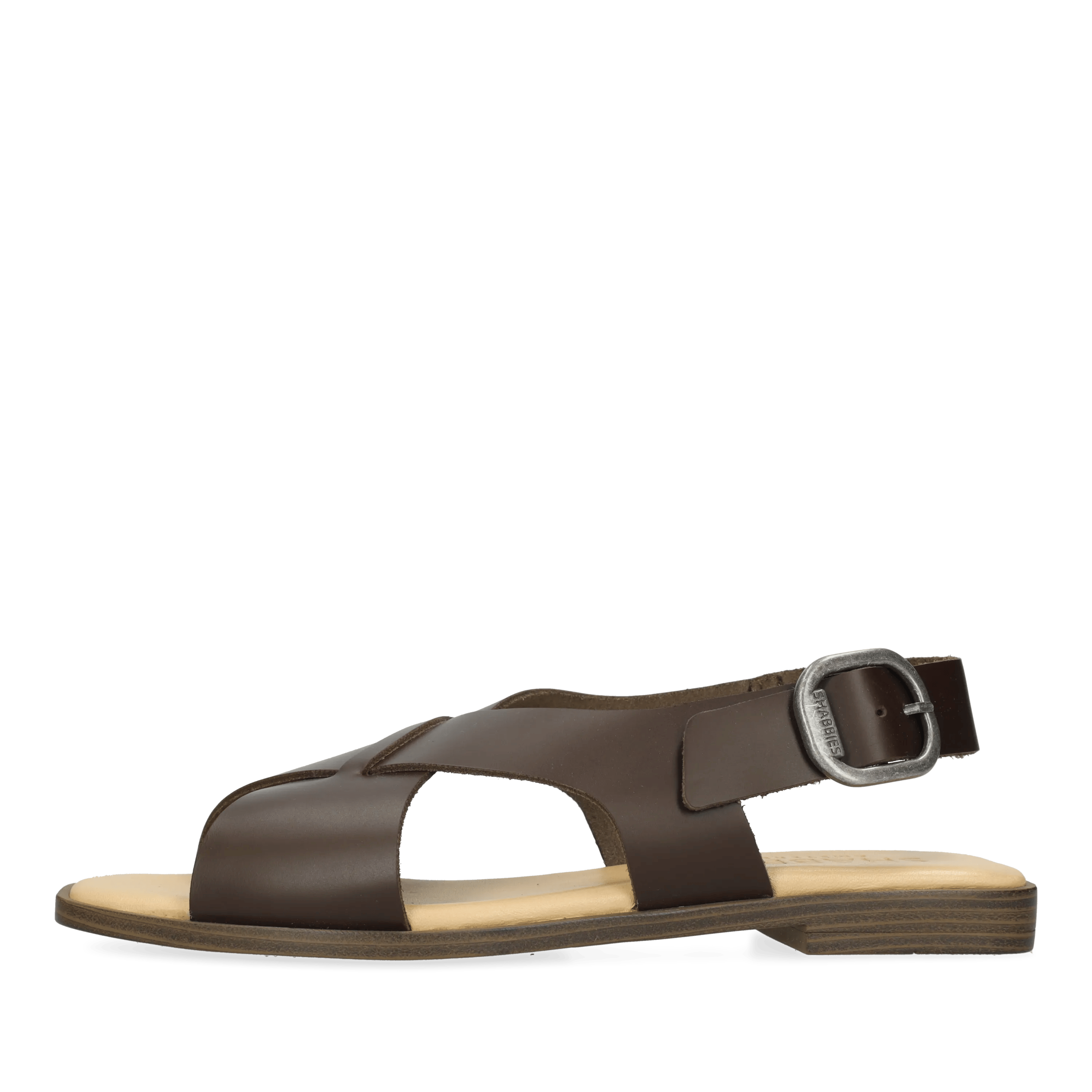Illia Sling Sandal Vachetta Leather Dark Brown