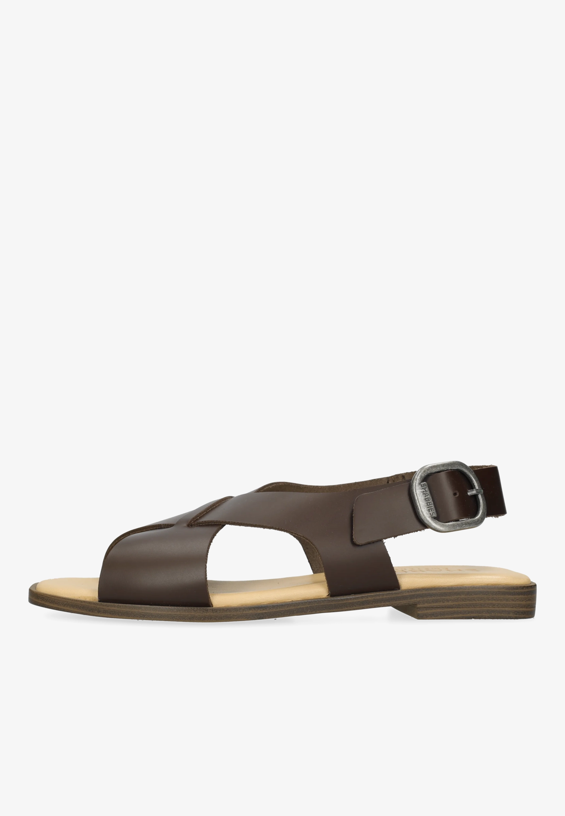 Illia Sling Sandal Vachetta Leather Dark Brown