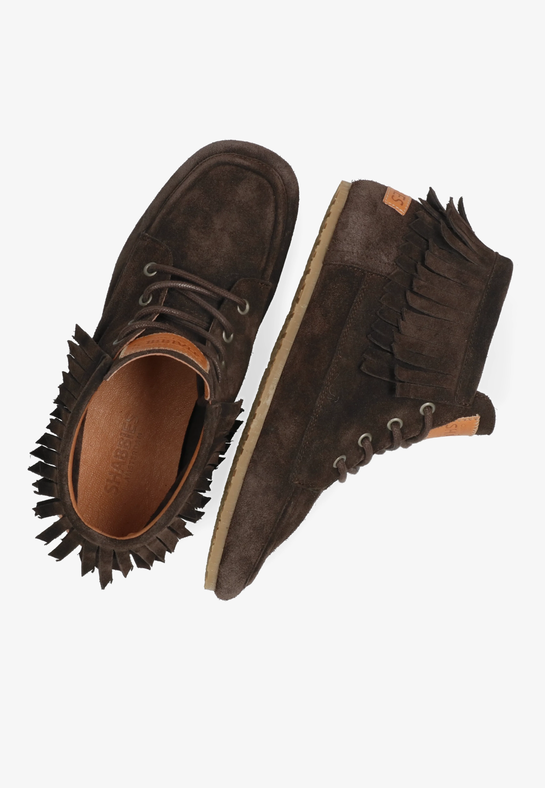 Ciska Frina enkellaars Suède Donkerbruin