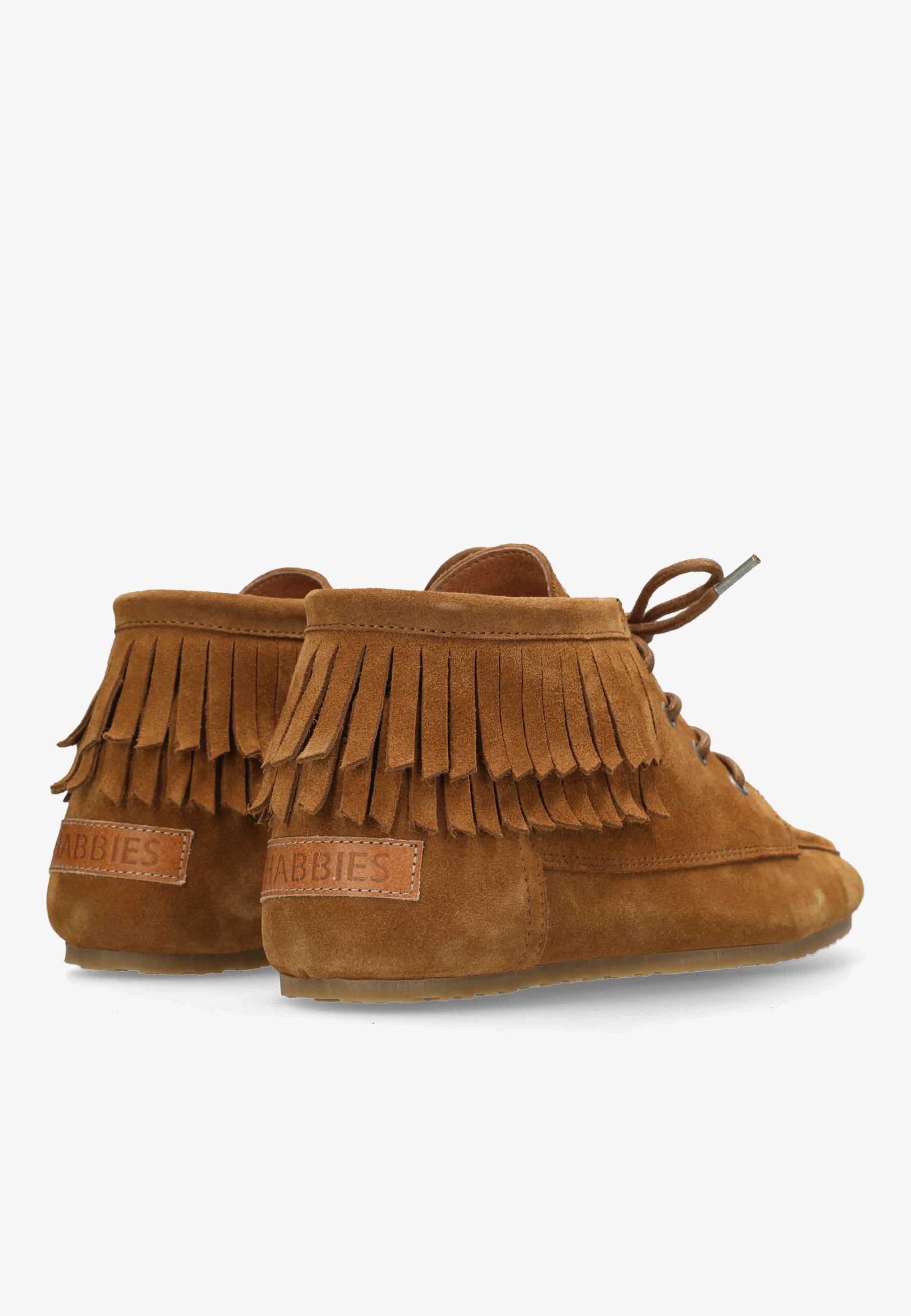 Ciska Frina enkellaars Suède Cognac