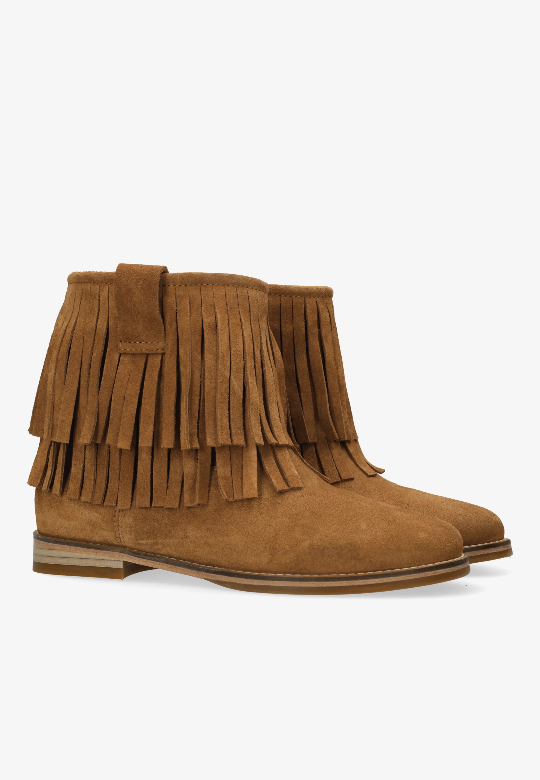 Festi Ibiza enkellaars Suède Cognac