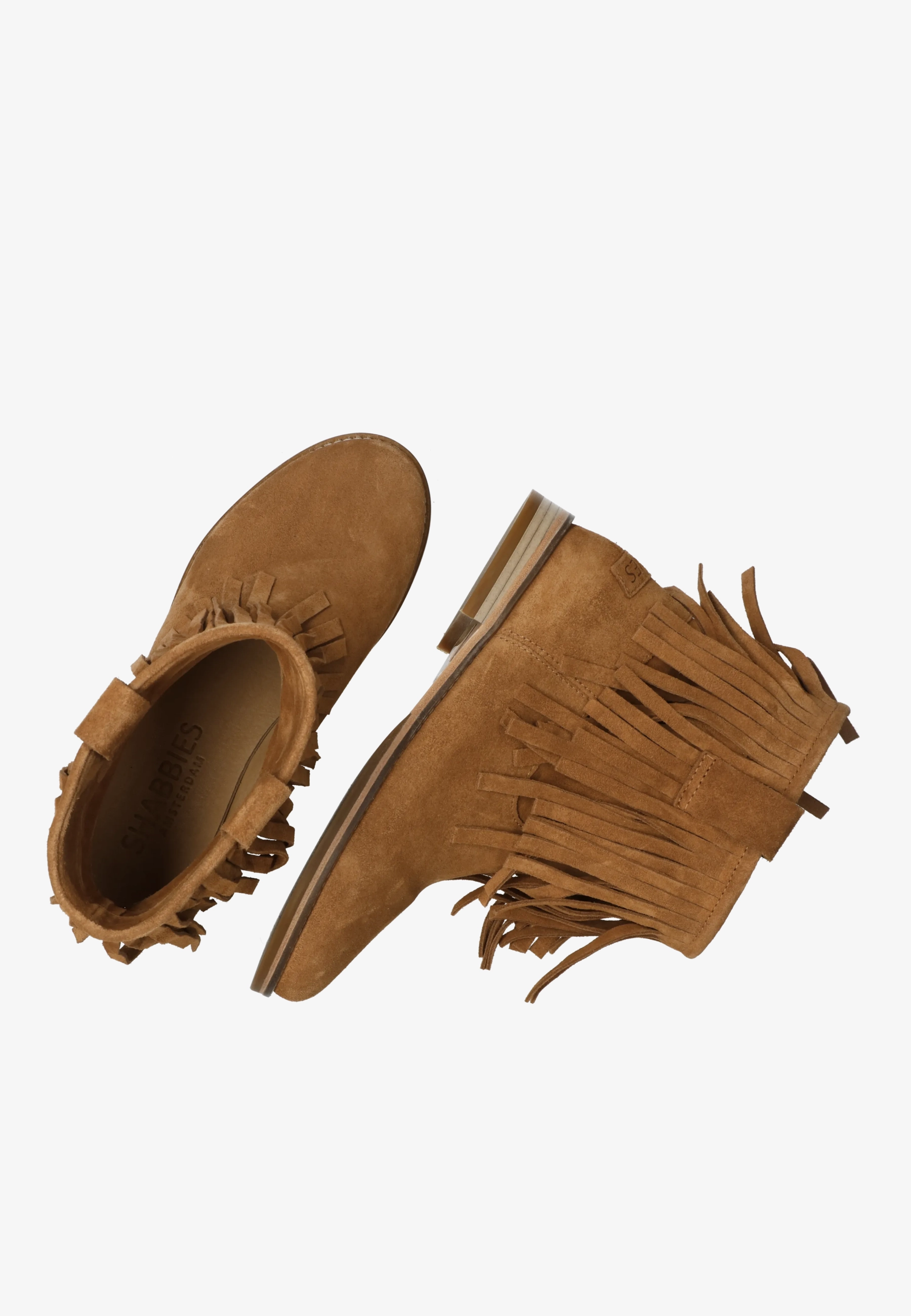 Festi Ibiza enkellaars Suède Cognac