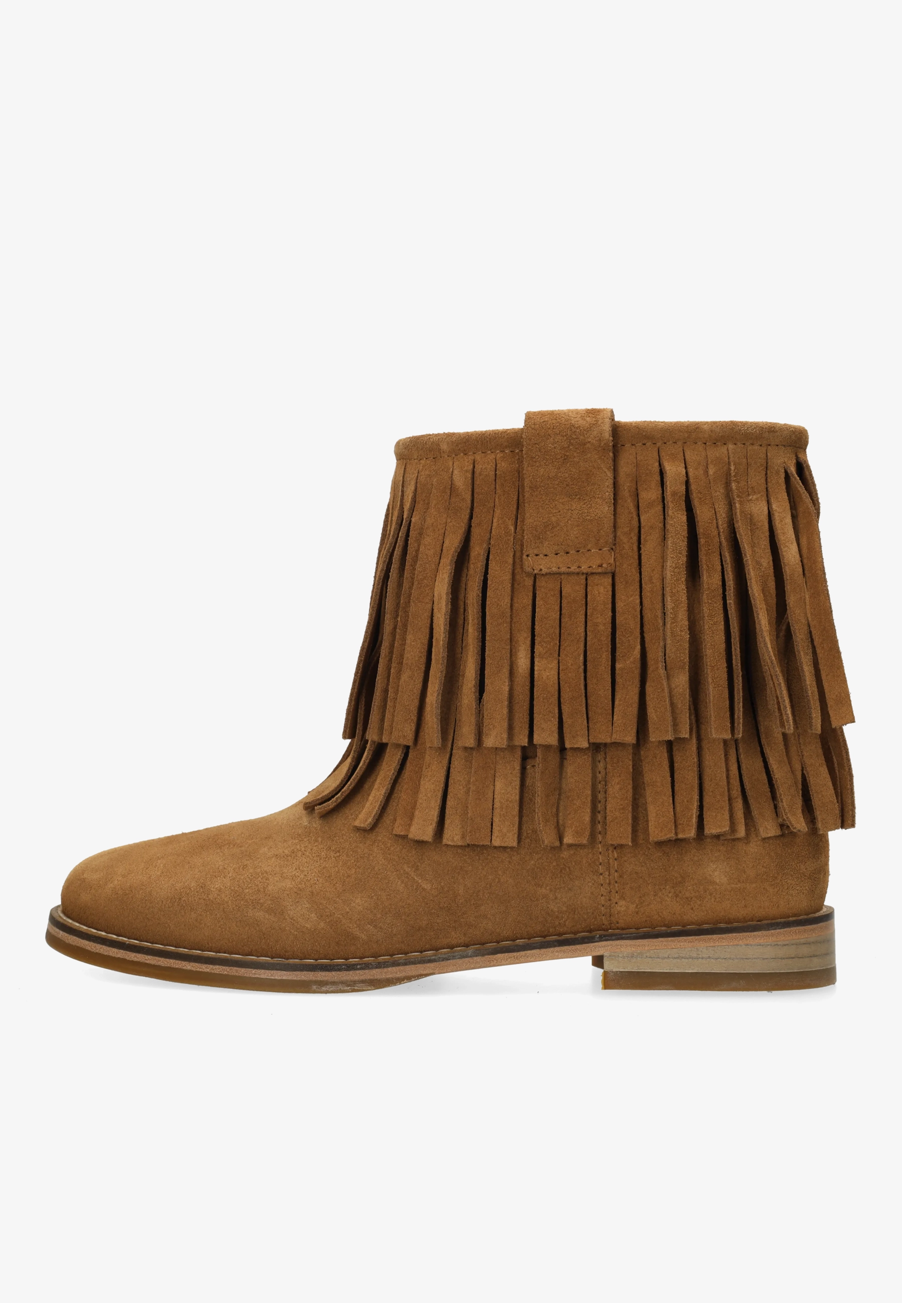 Festi Ibiza enkellaars Suède Cognac