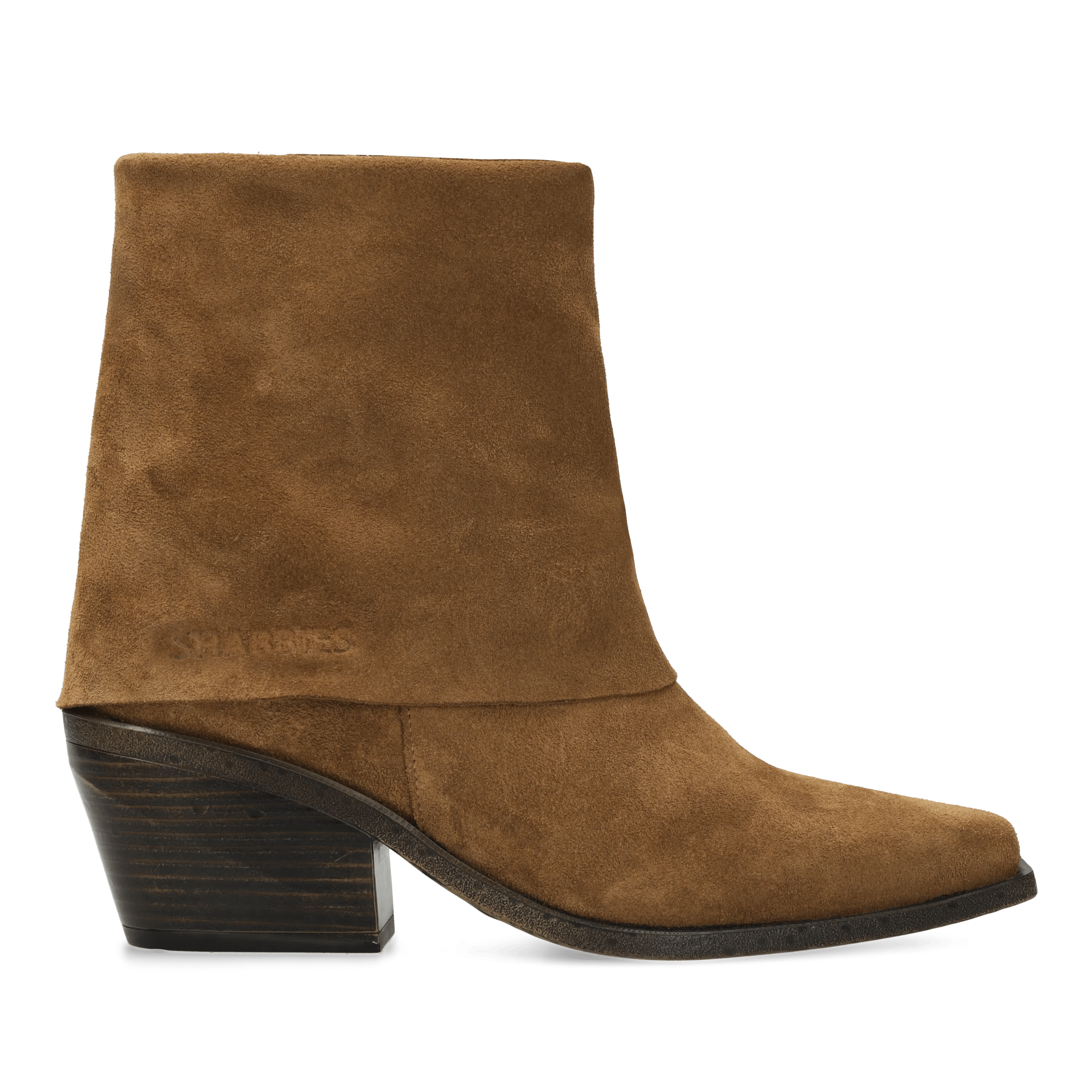 JAIRA DOUBLE Ankle boot suede Warm Brown