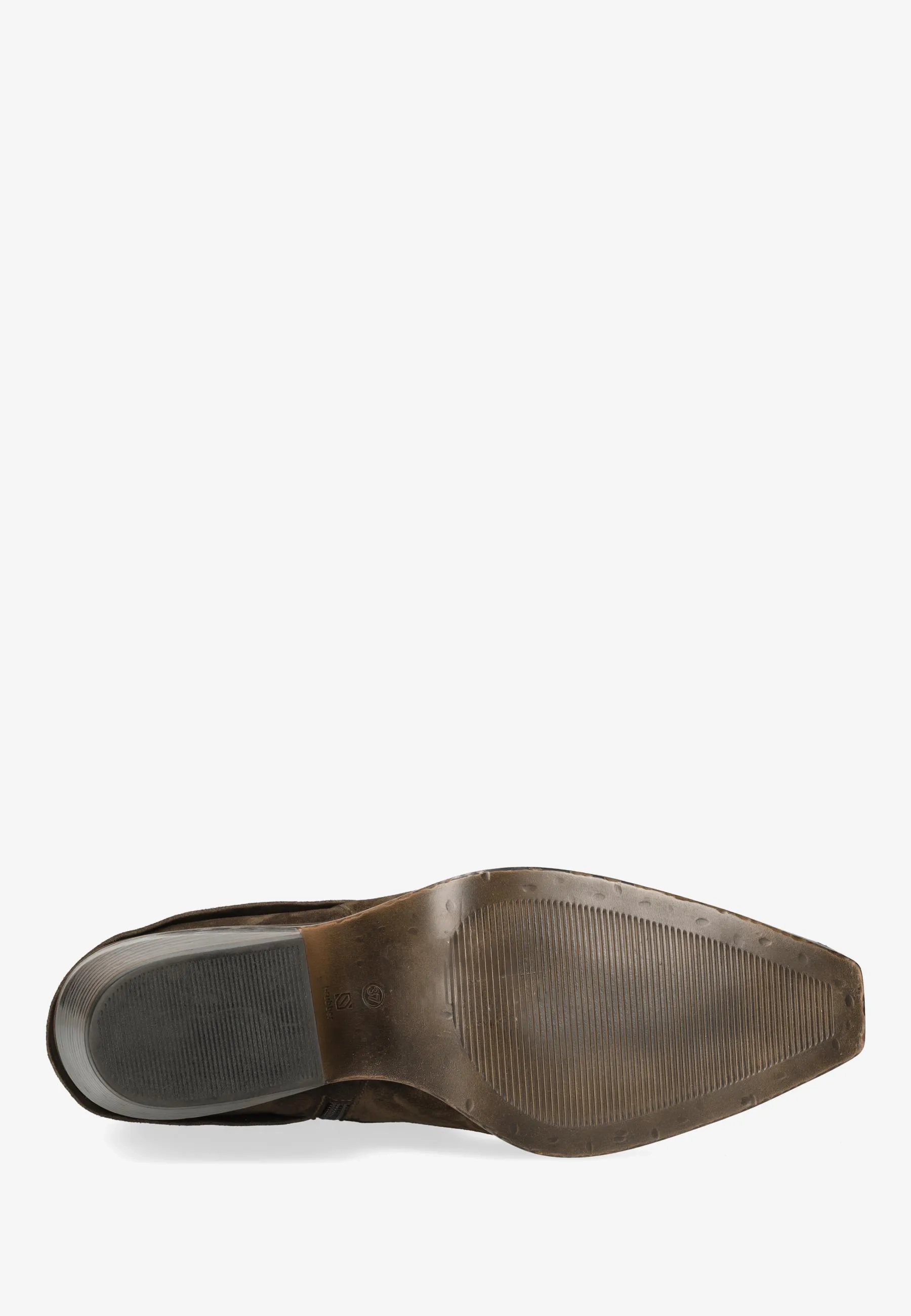 Jaira Double enkellaars Suède Donkerbruin