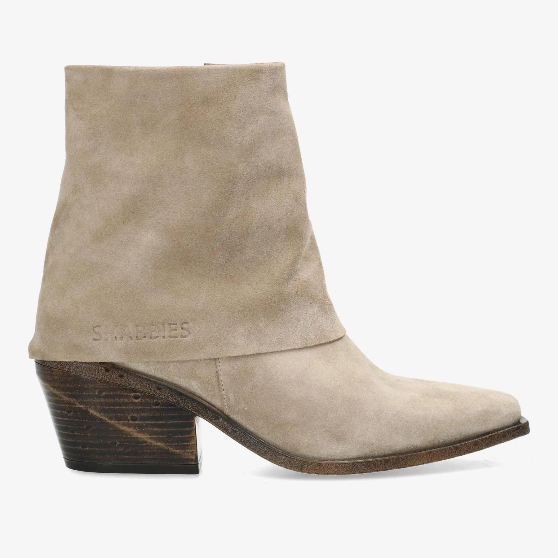 Jaira Double enkellaars Suède Taupe