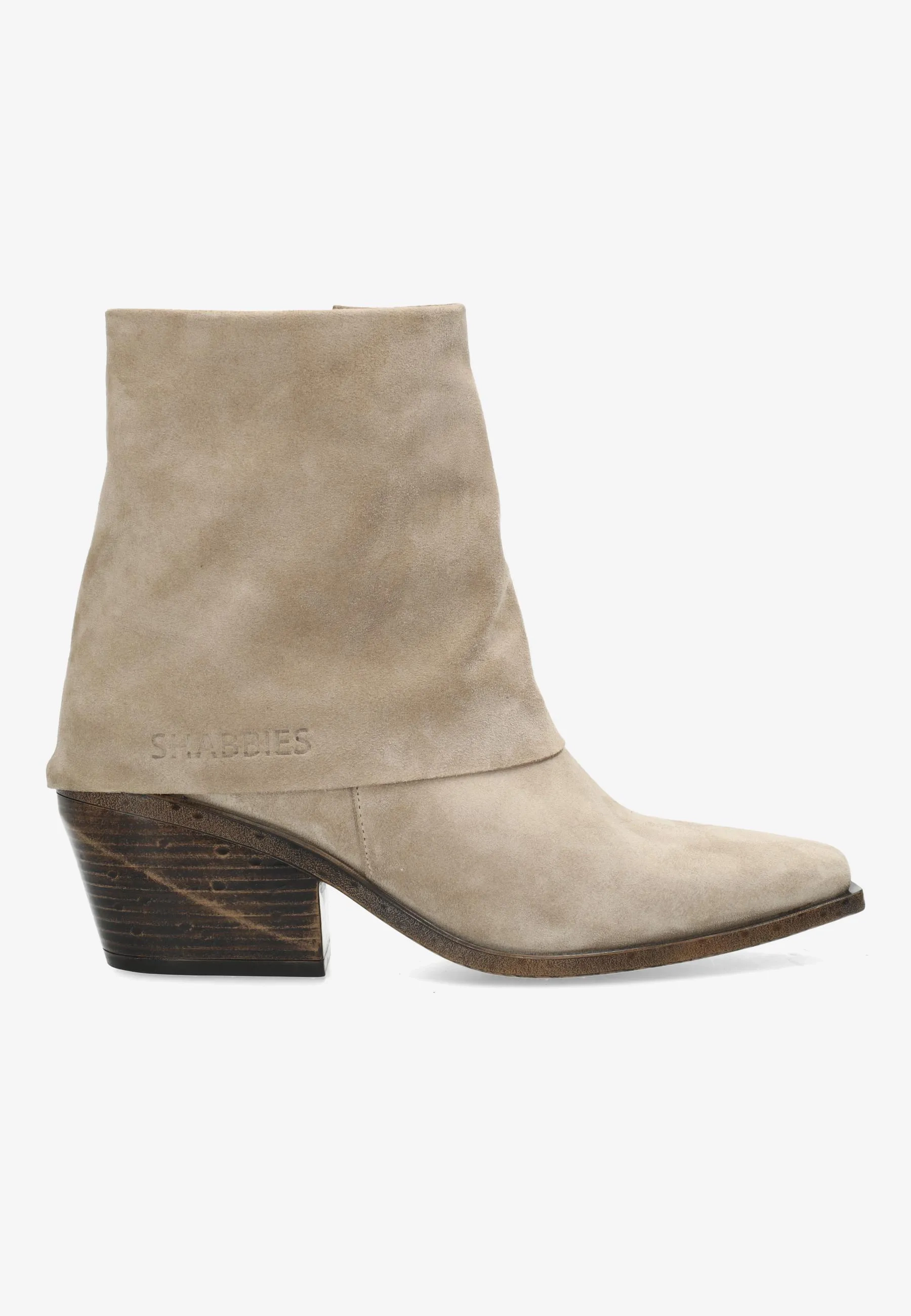 Jaira Double enkellaars Suède Taupe