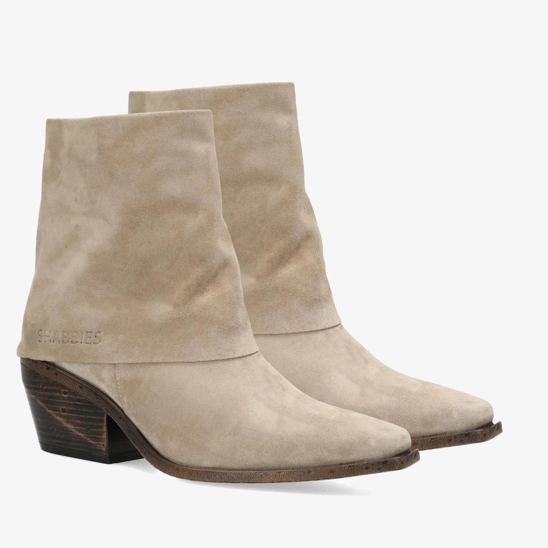 Jaira Double enkellaars Suède Taupe