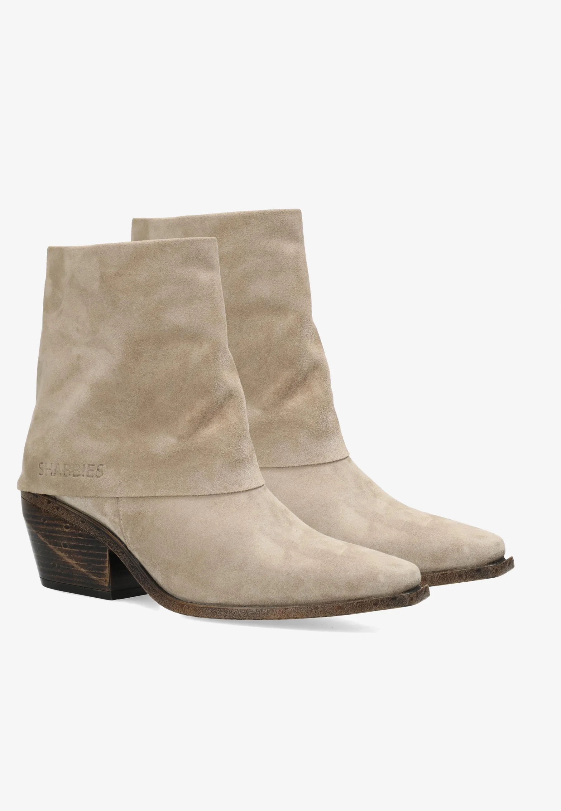 Jaira Double enkellaars Suède Taupe