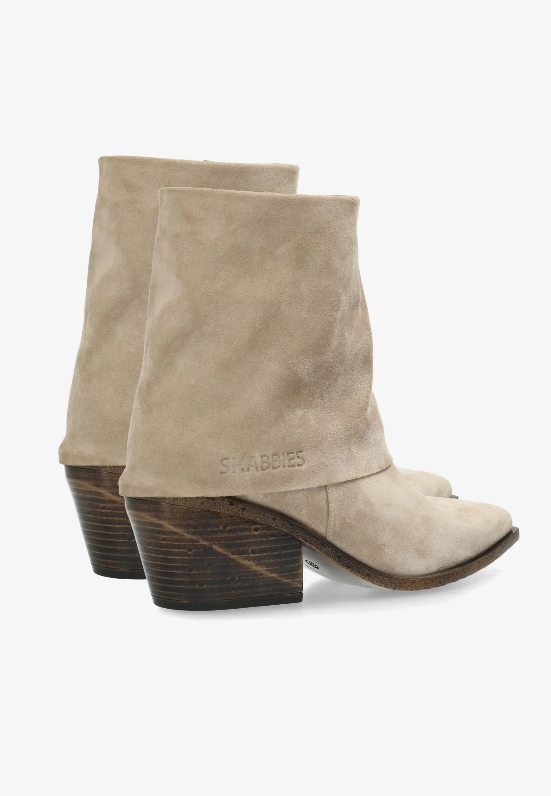 Jaira Double enkellaars Suède Taupe