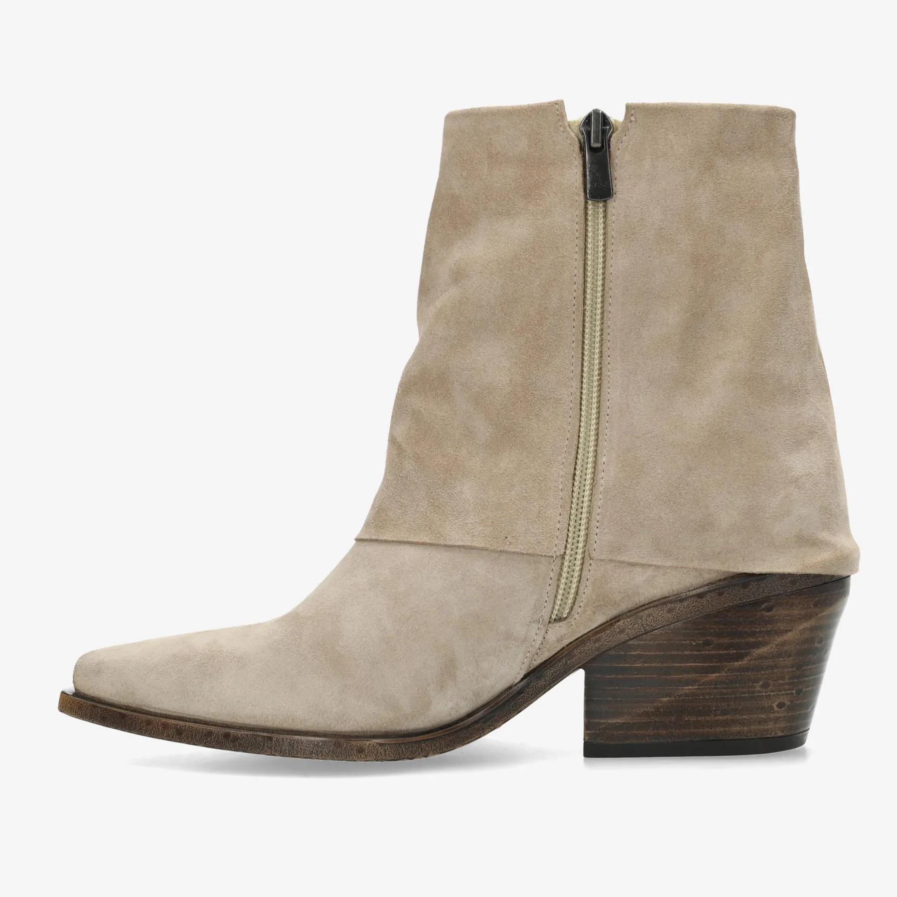Jaira Double enkellaars Suède Taupe
