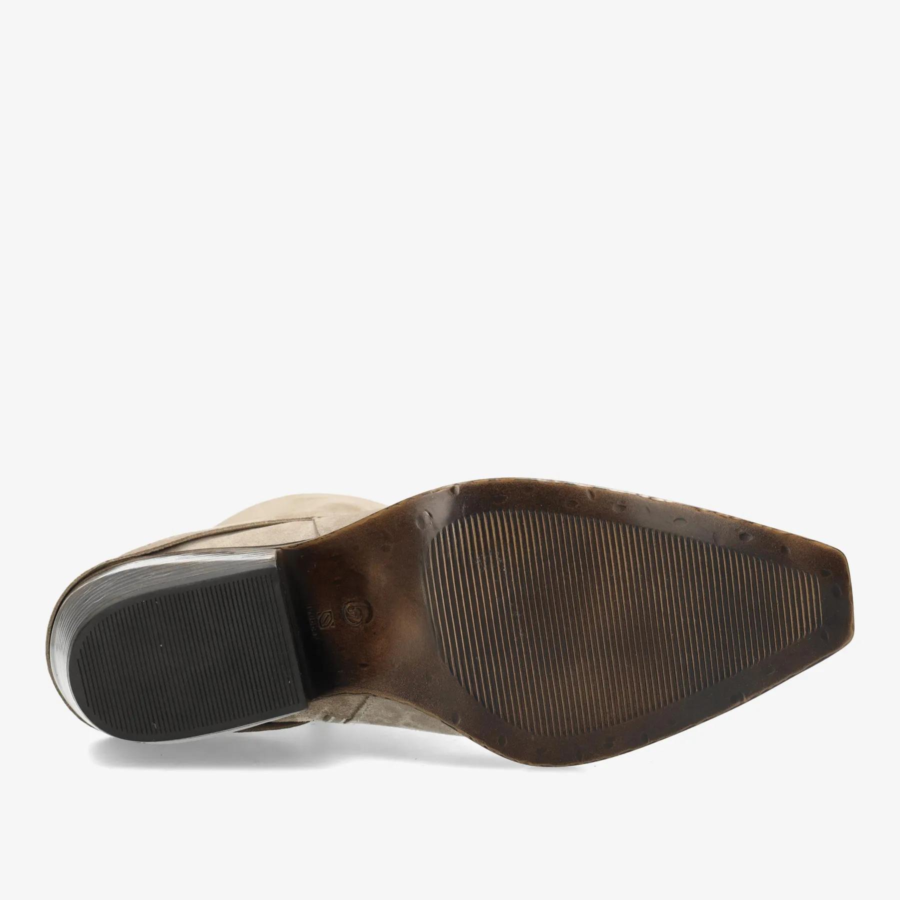 Jaira Double enkellaars Suède Taupe