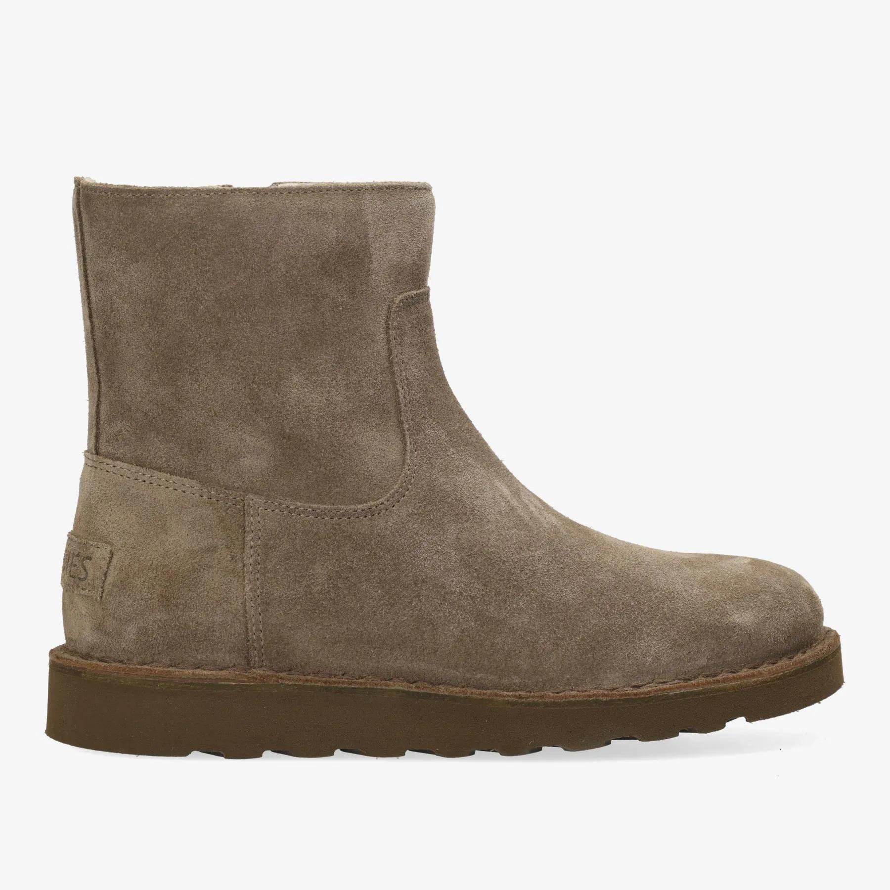 Palissa Mia Zip Veloursleder Taupe